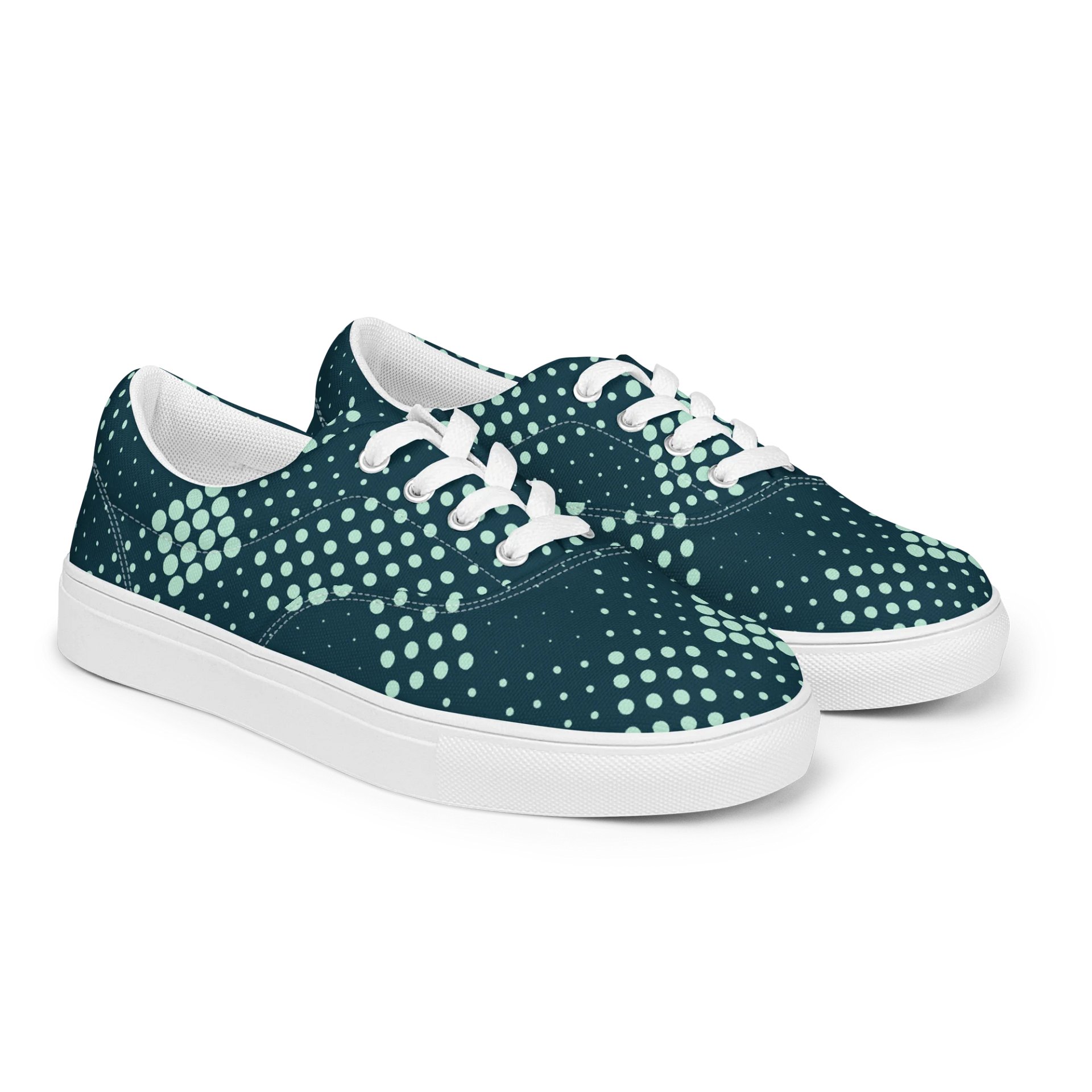 Luminous Geometric Men's Canvas Shoes product image (2)