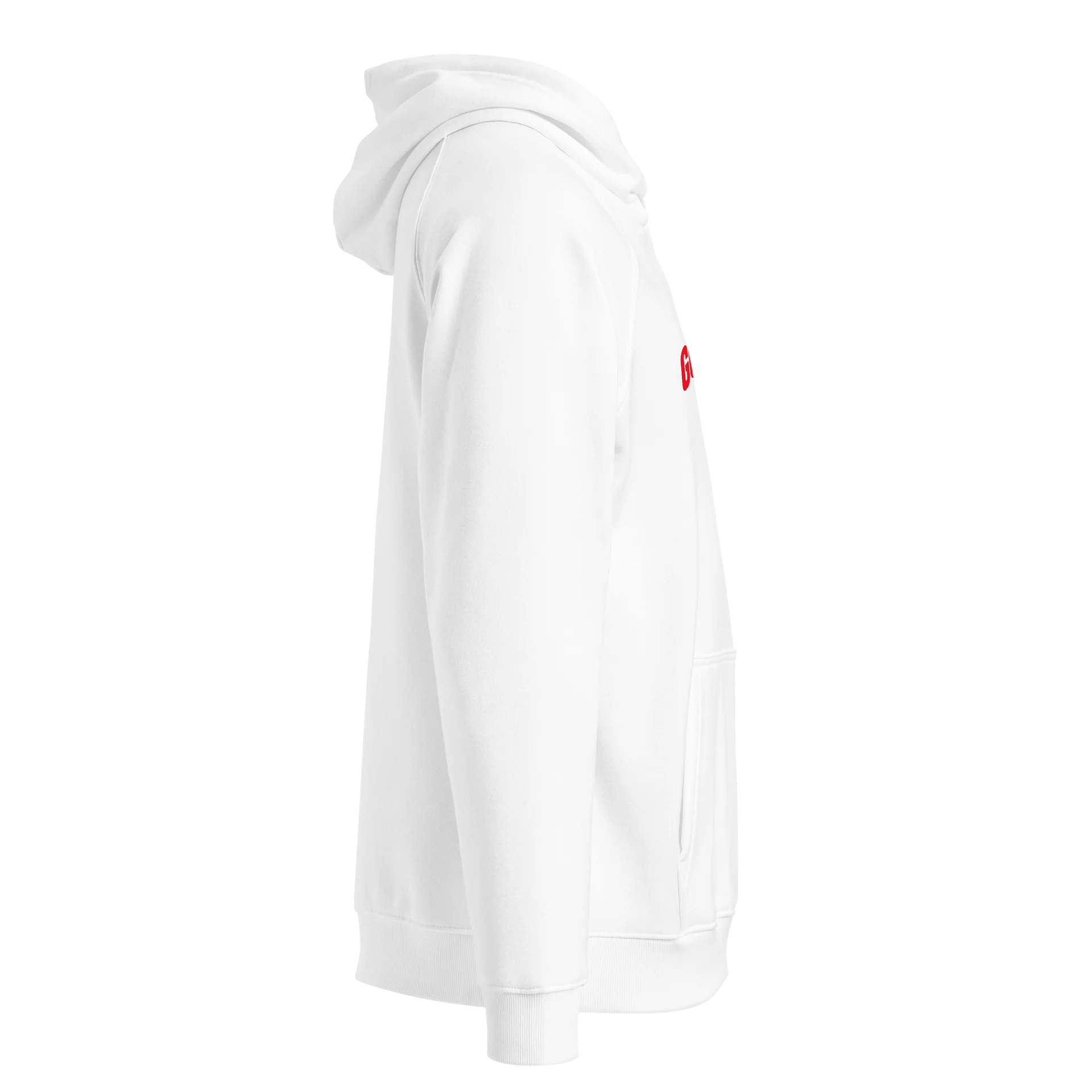 God Made, Self Made Hoodie — White product image (3)