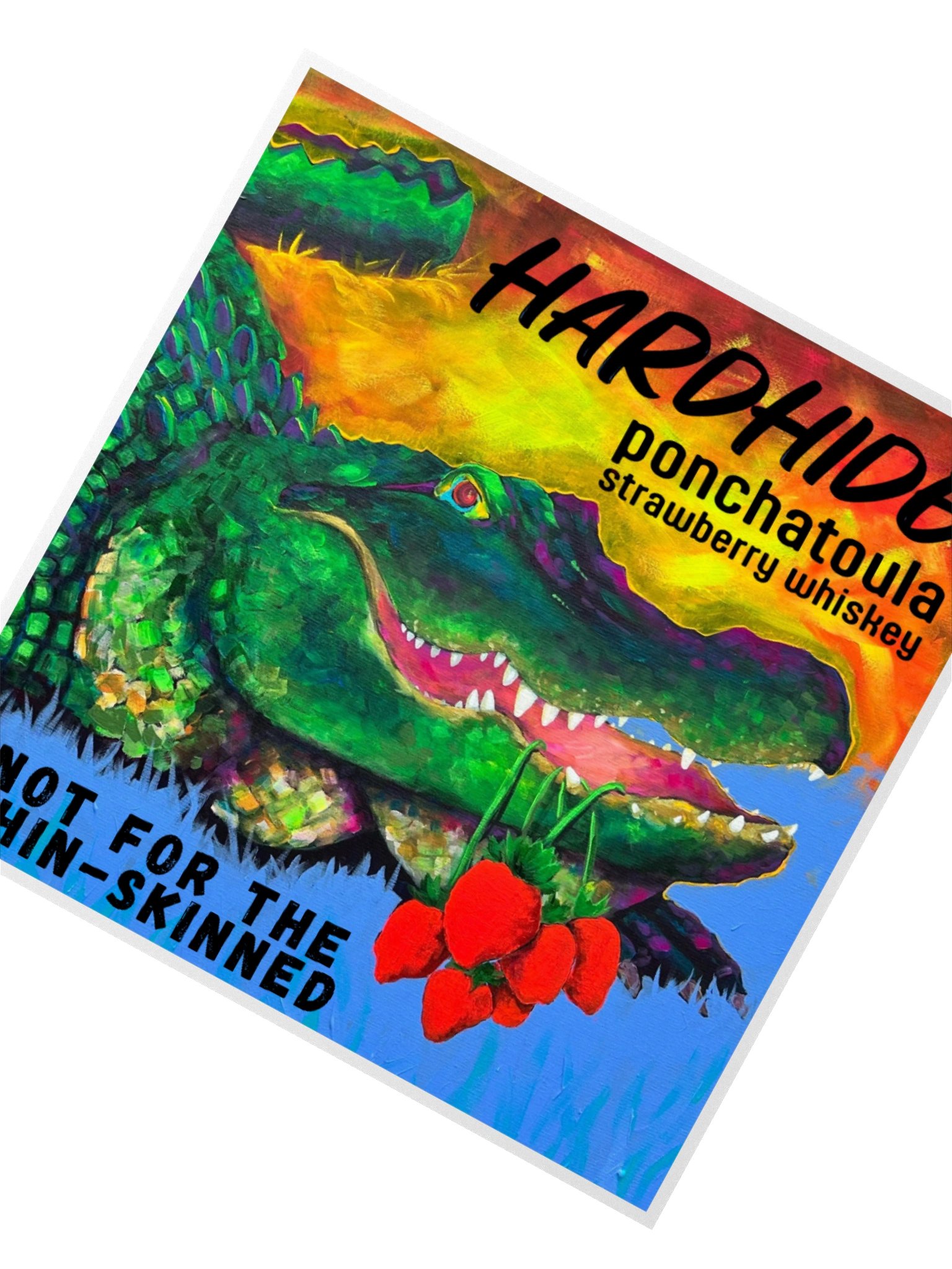 Hardhide Strawberry Whiskey Sticker product image (5)