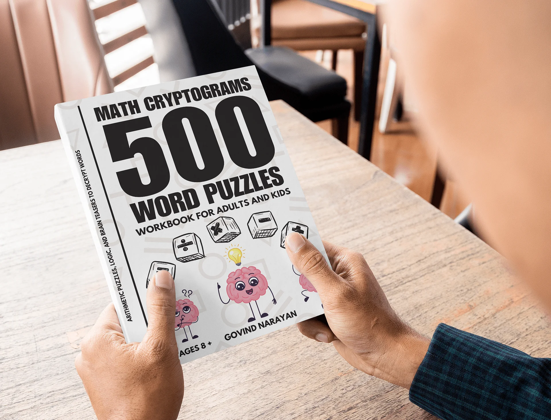 500 Math Cryptograms Word Puzzles Workbook for Adults and Kids | Ebook | Printable PDF product image (4)