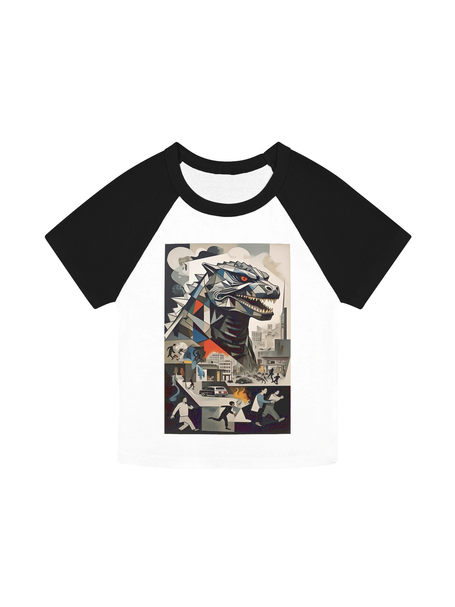Goji Picasso Bella Micro Rib Raglan Baby Tee product image (1)