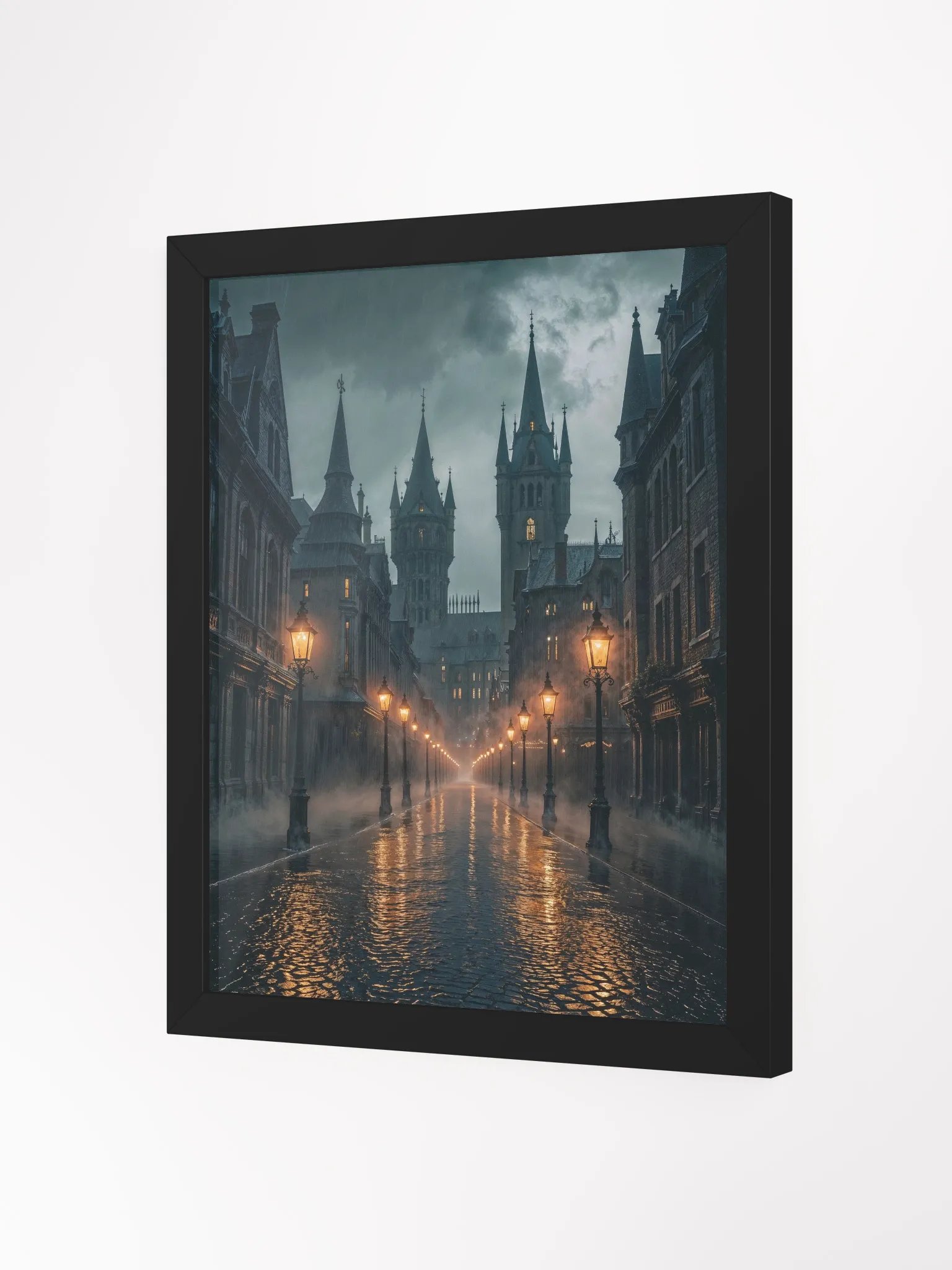 Gothic Rainlit Reverie Framed Print product image (11)
