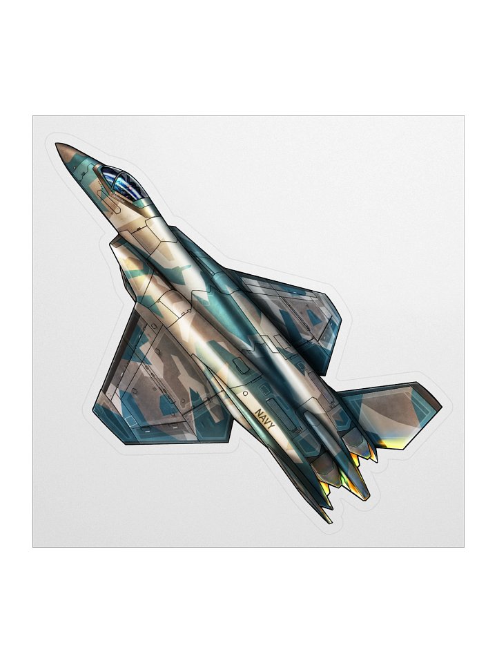 Ifrit - Navy Splinter (5.5 inch Sticker) product image (1)