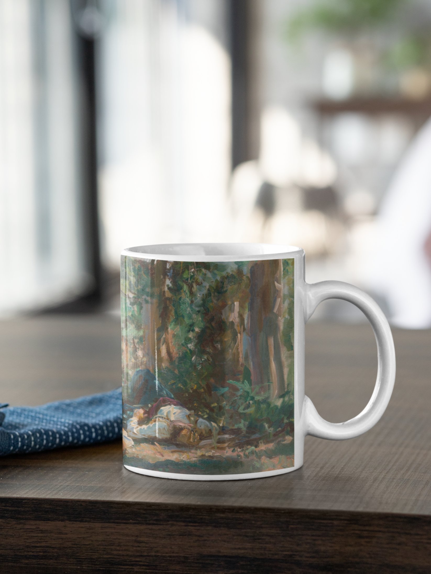 Under the Cypress Trees at Corfu Mug product image (1)