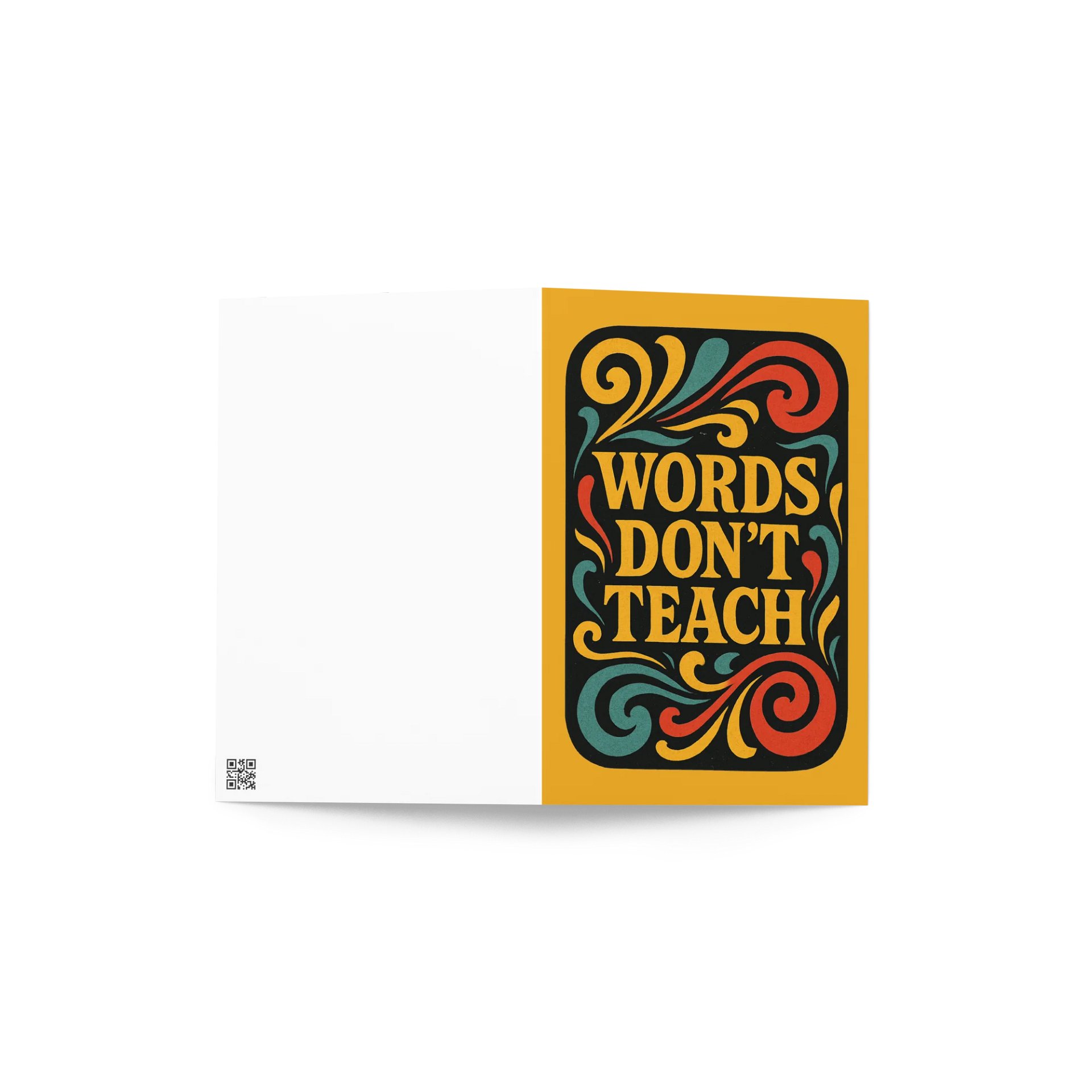 Words Don't Teach - Card product image (5)