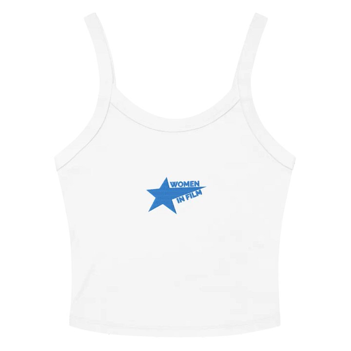 WIF STAR Blue Embroidered Tank product image (2)