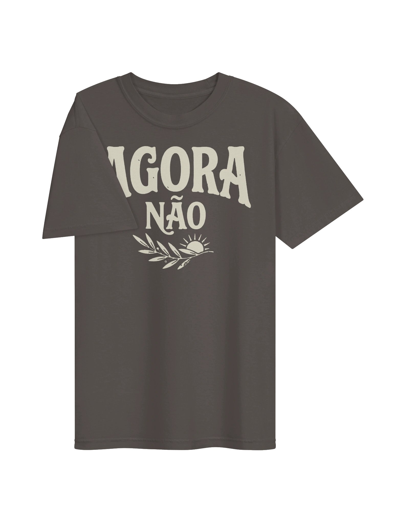 Agora Não Olive Branch Portuguese mens Shirt product image (21)