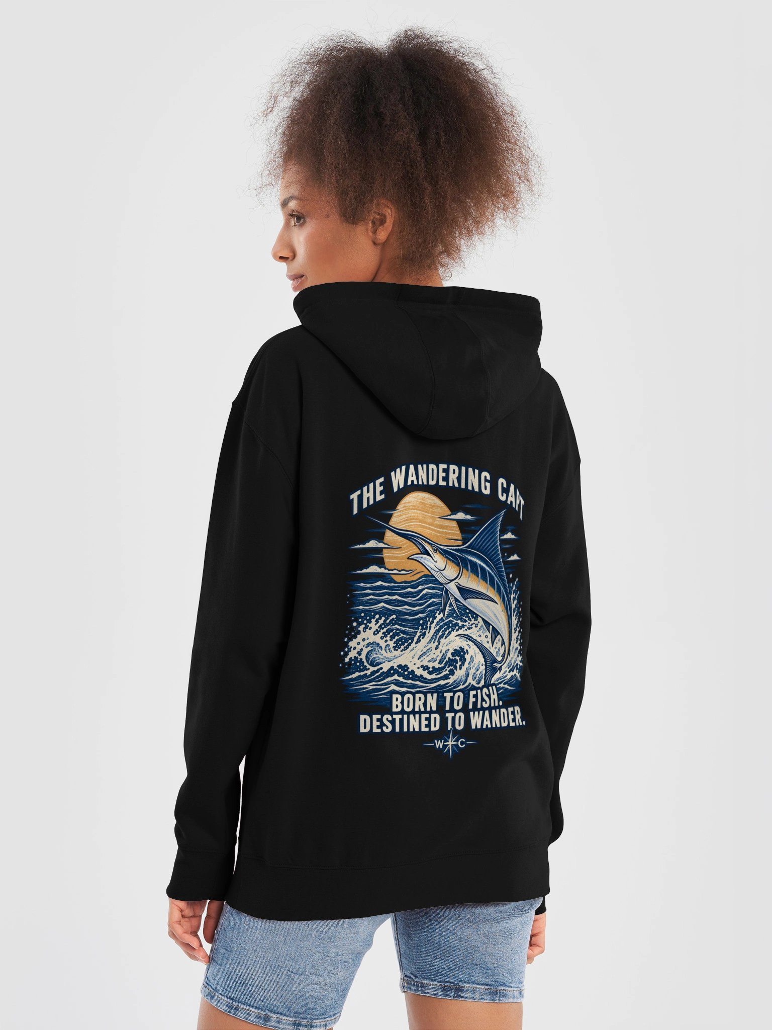 Born to Fish, Destined to Wander Hoodie product image (6)