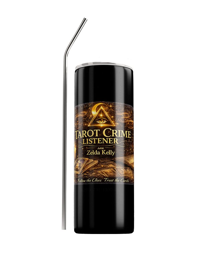Tarot Crime Listener Tumbler – Official True Oracle Design product image (1)