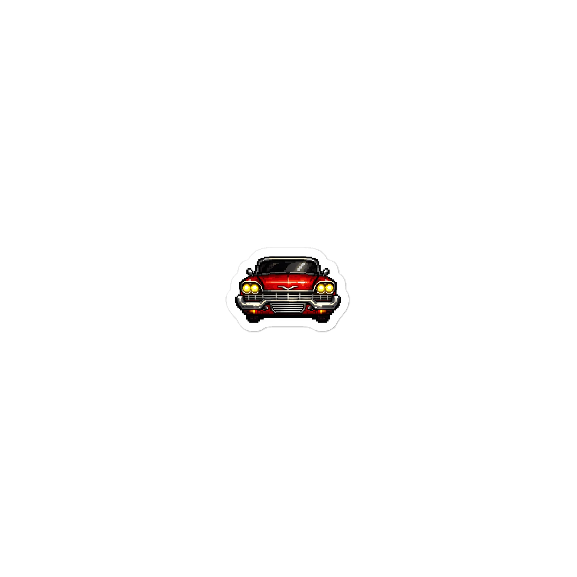 Christine Retro Pixel Art Laptop Sticker product image (1)