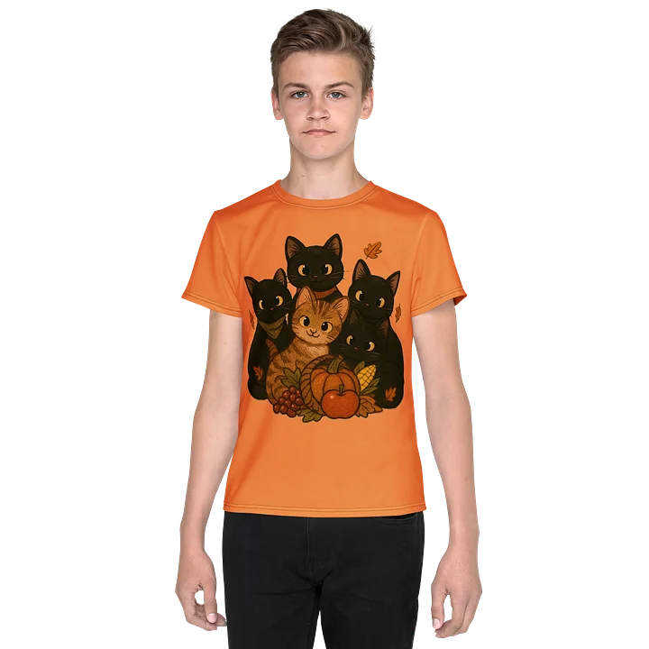 Cat brigade fall Youth T-Shirt product image (1)