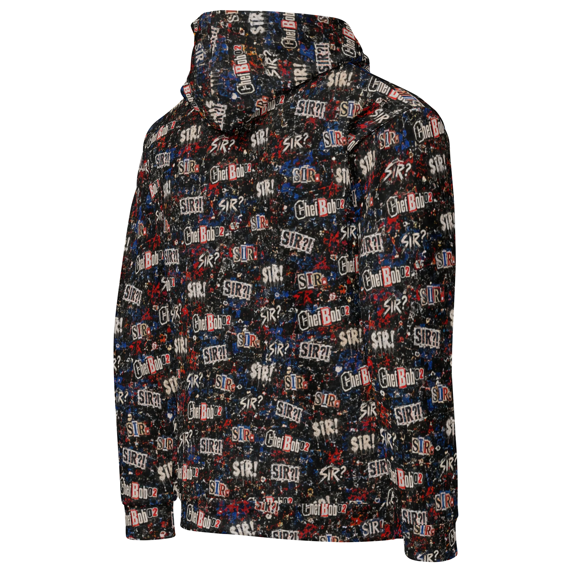 CB02 - ‘SIR’ Allover Print Hoodie product image (4)