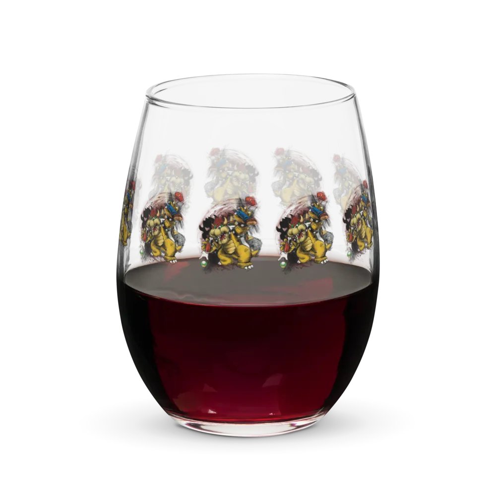 Bowser by StephyJ Stemless Wine Glass product image (8)
