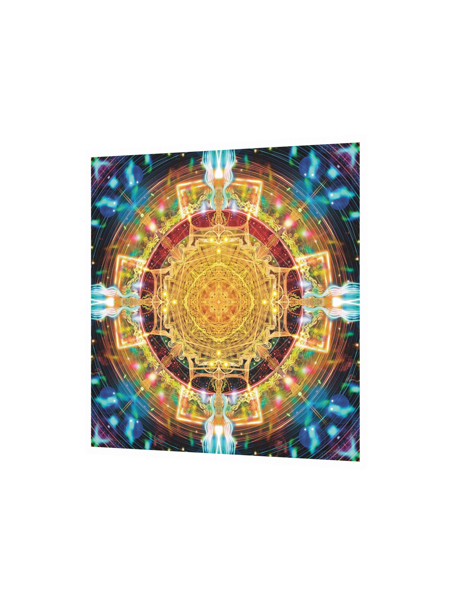 Light tunnel - Square matte poster. product image (7)