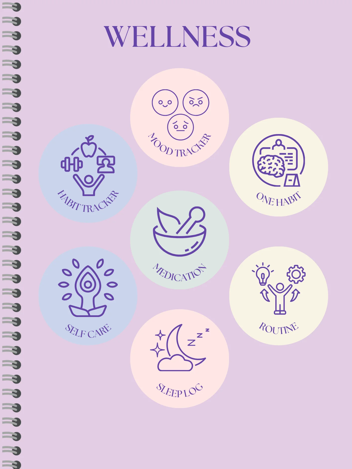 Detailed Undated Planner - Blue product image (8)