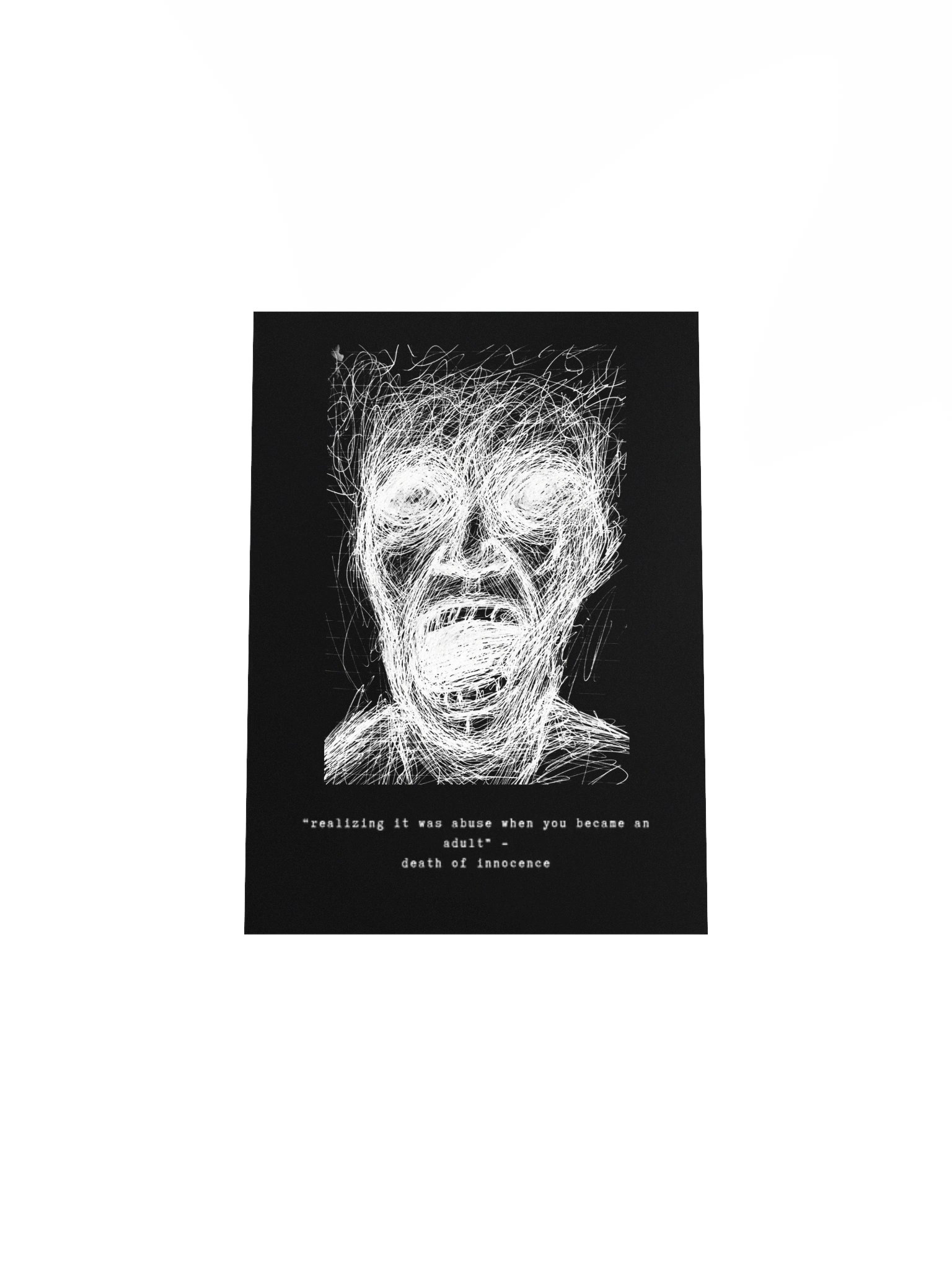 INVERTED realizing it was abuse when you became an adult print product image (4)