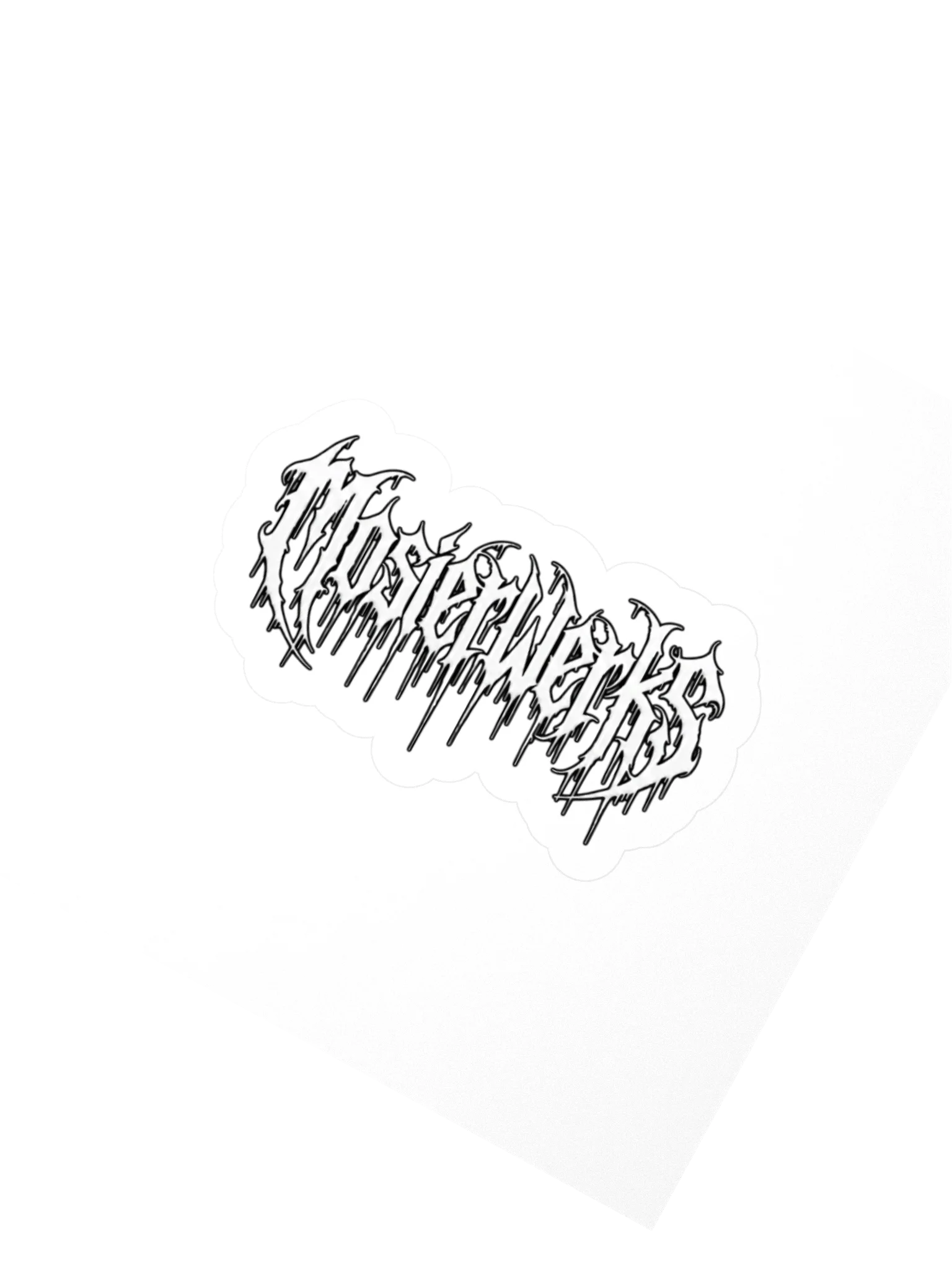 Sticker Gothic White product image (5)