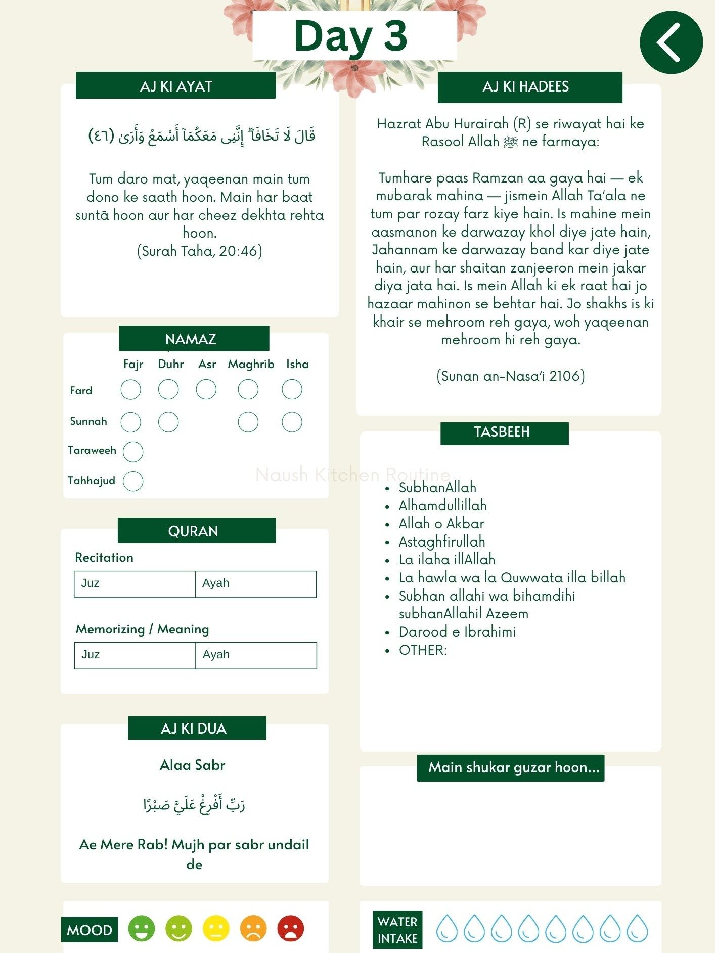 Urdu/Hindi Ramadan Planner 2026 by Naush Shezi product image (6)