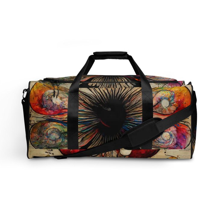 Surreal Mushroom Dreams All-Over Duffle Bag product image (1)