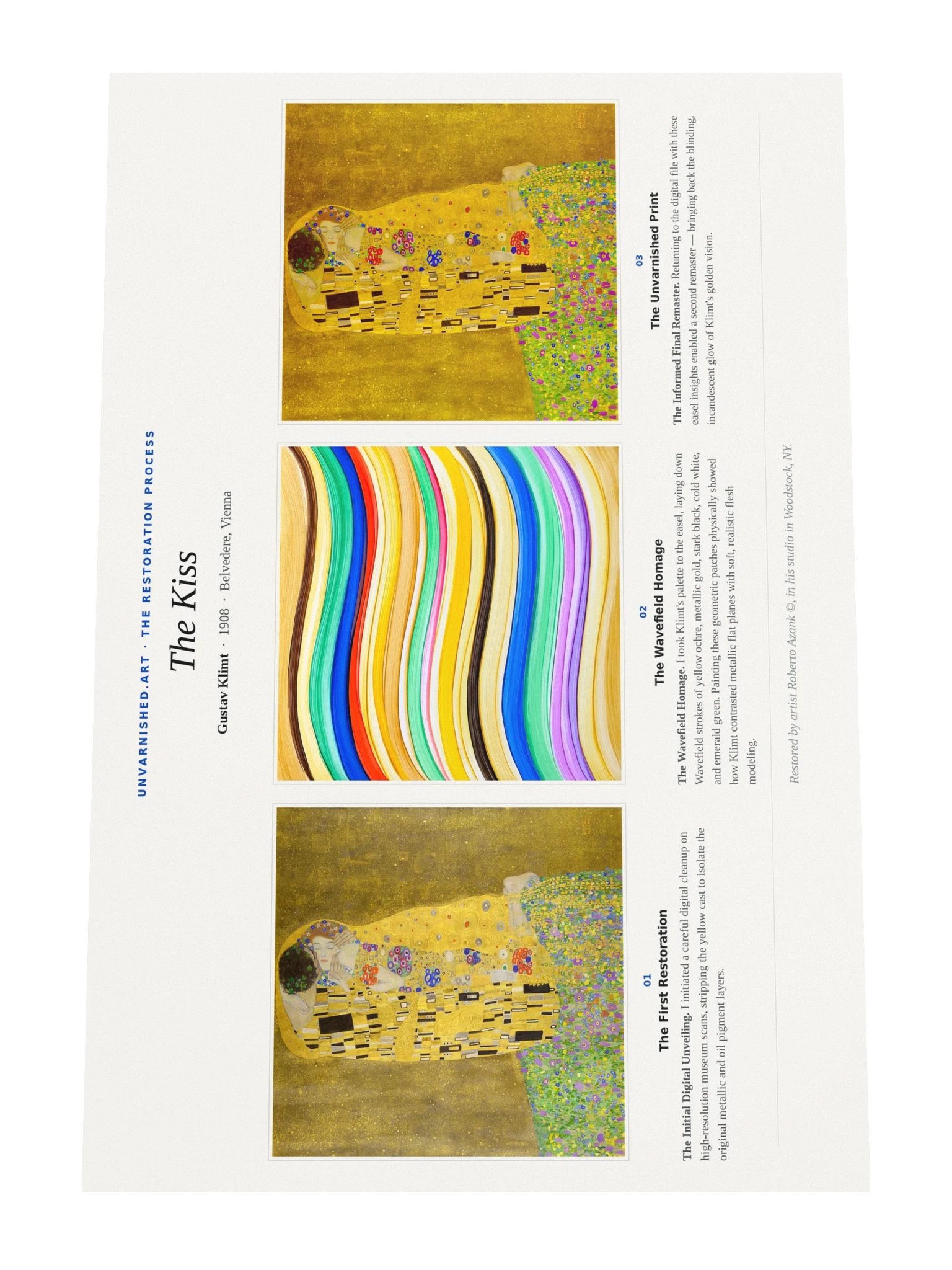 The Kiss — Process Poster product image (4)