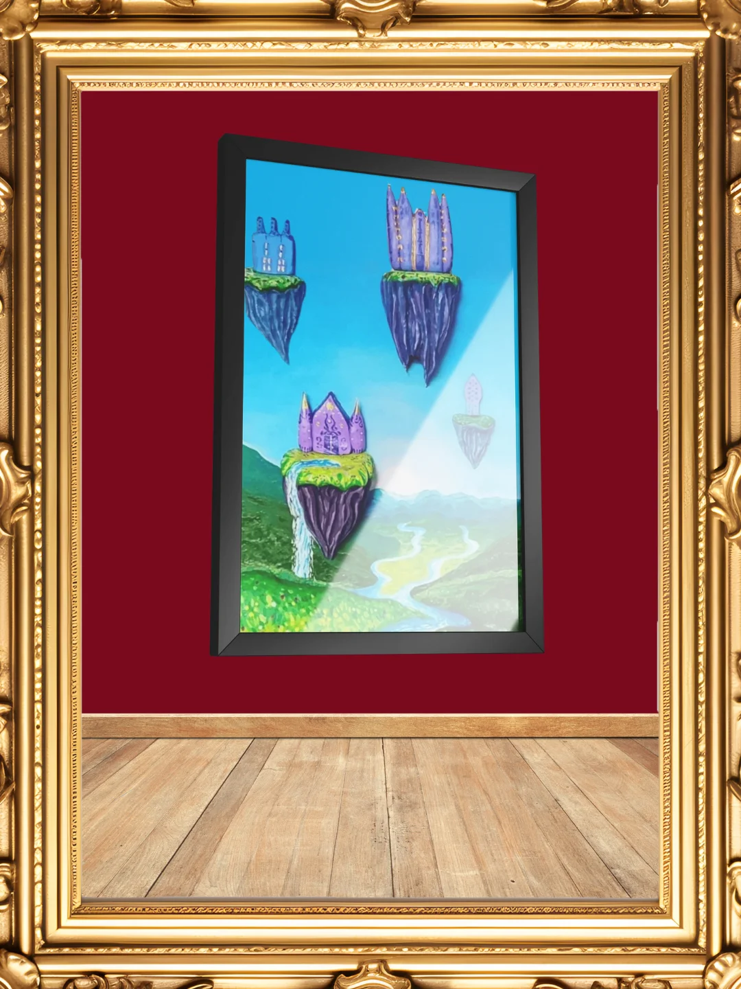 Fantasy World Framed Print product image (9)