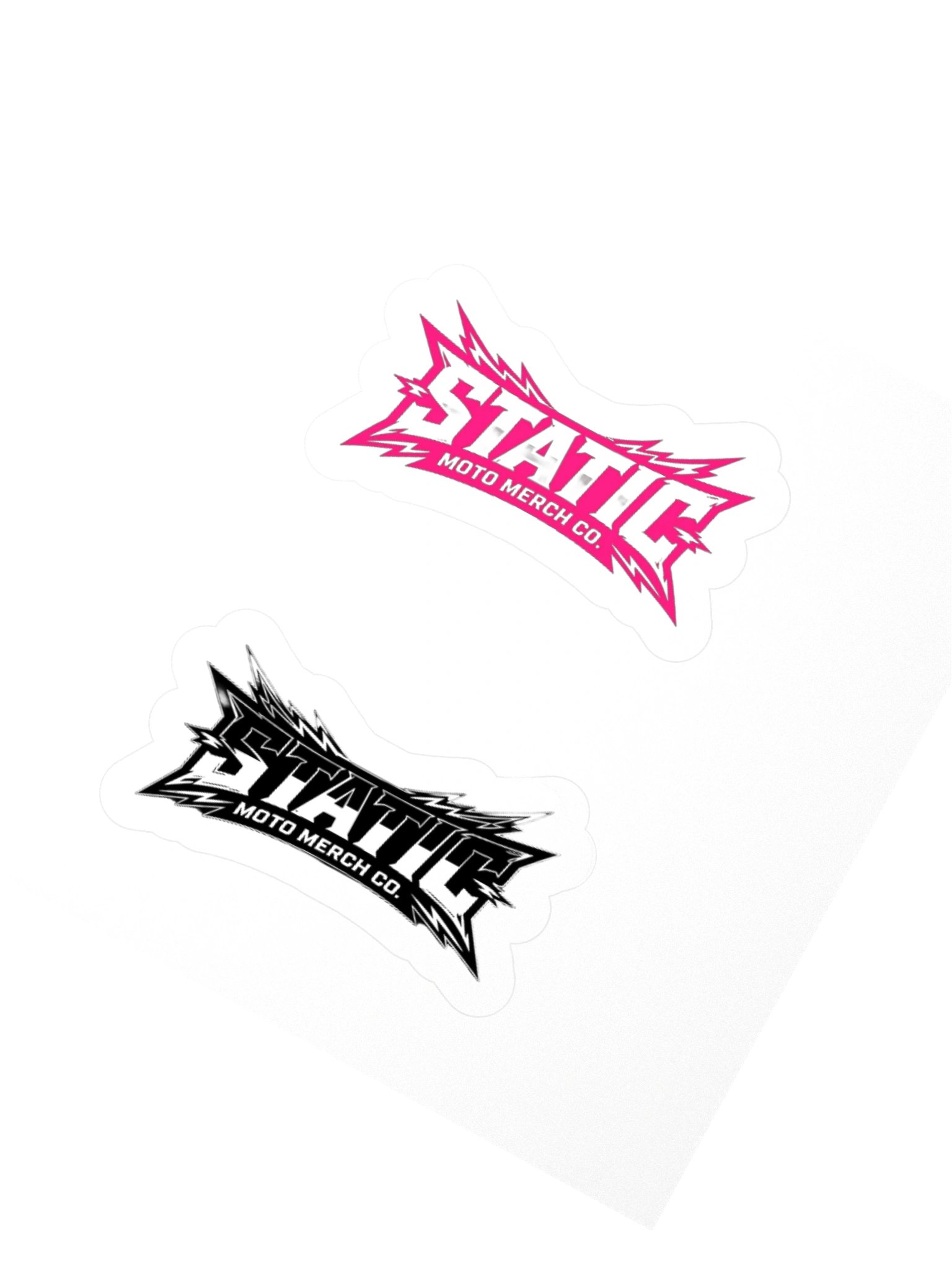 2 pack static moto merch co. logo stickers product image (4)