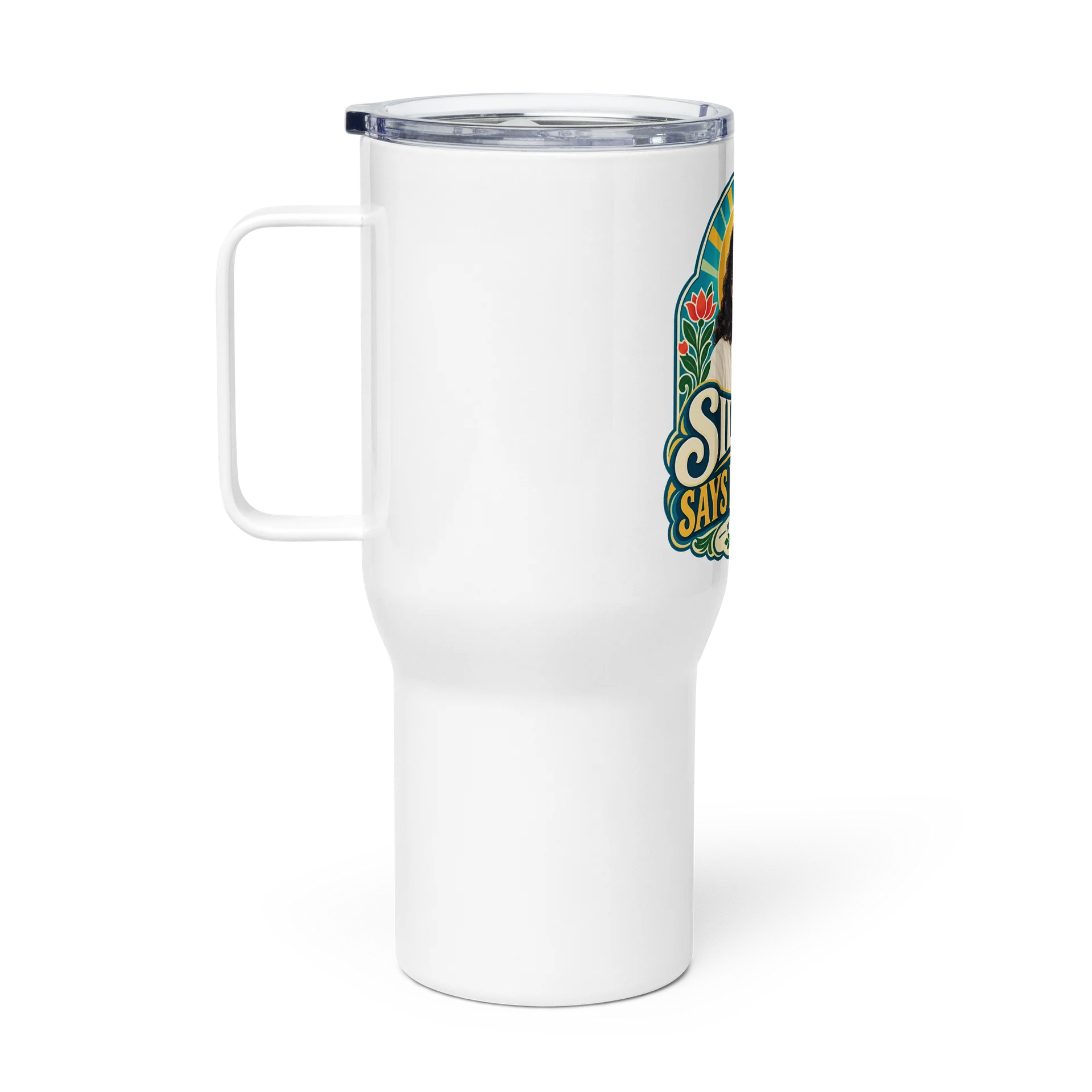 Silence Says It Better Travel Tumbler product image (1)