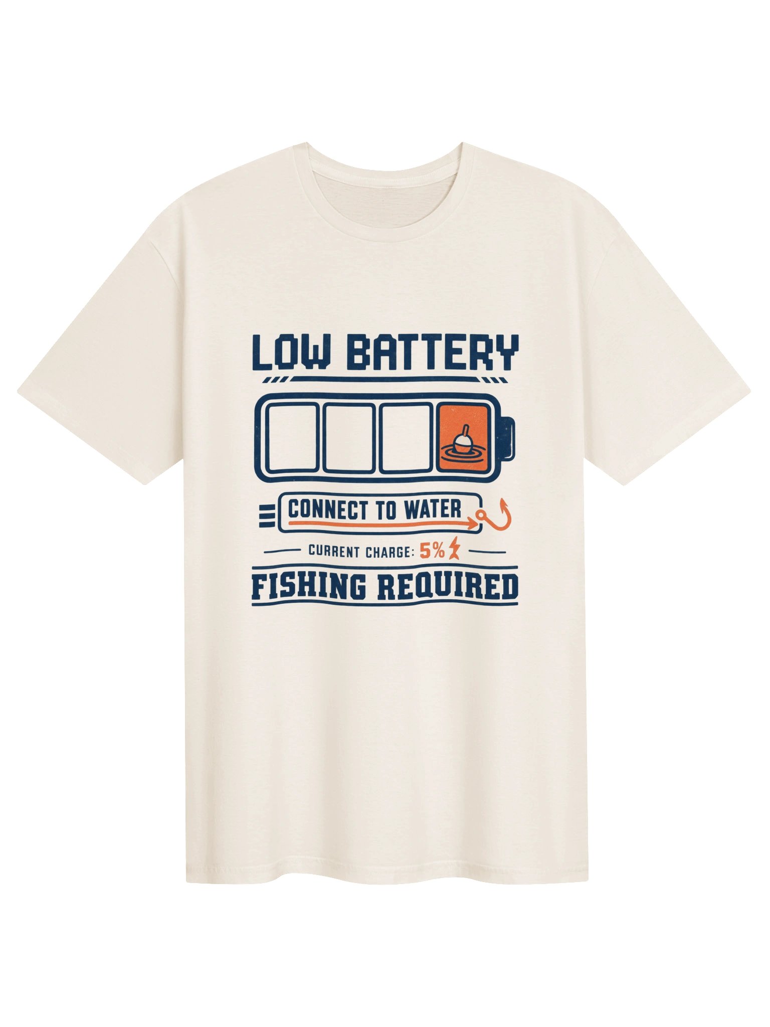 Low Battery — Fishing Required T-Shirt product image (1)