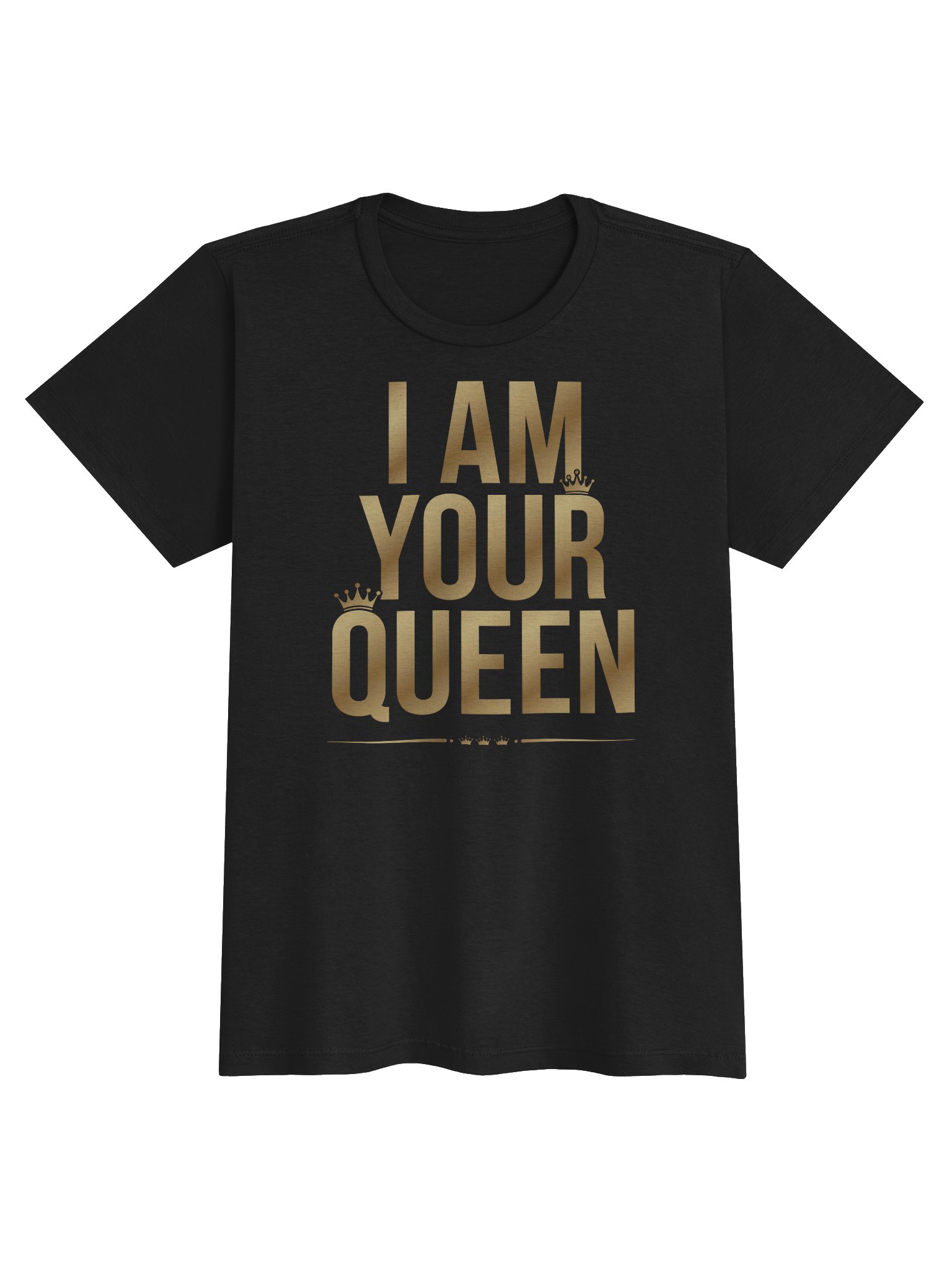 I Am Your Queen – Damen Softstyle Statement T-Shirt product image (1)