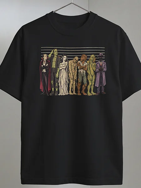 Monster Lineup — Classic Horror Group Tee product image (1)