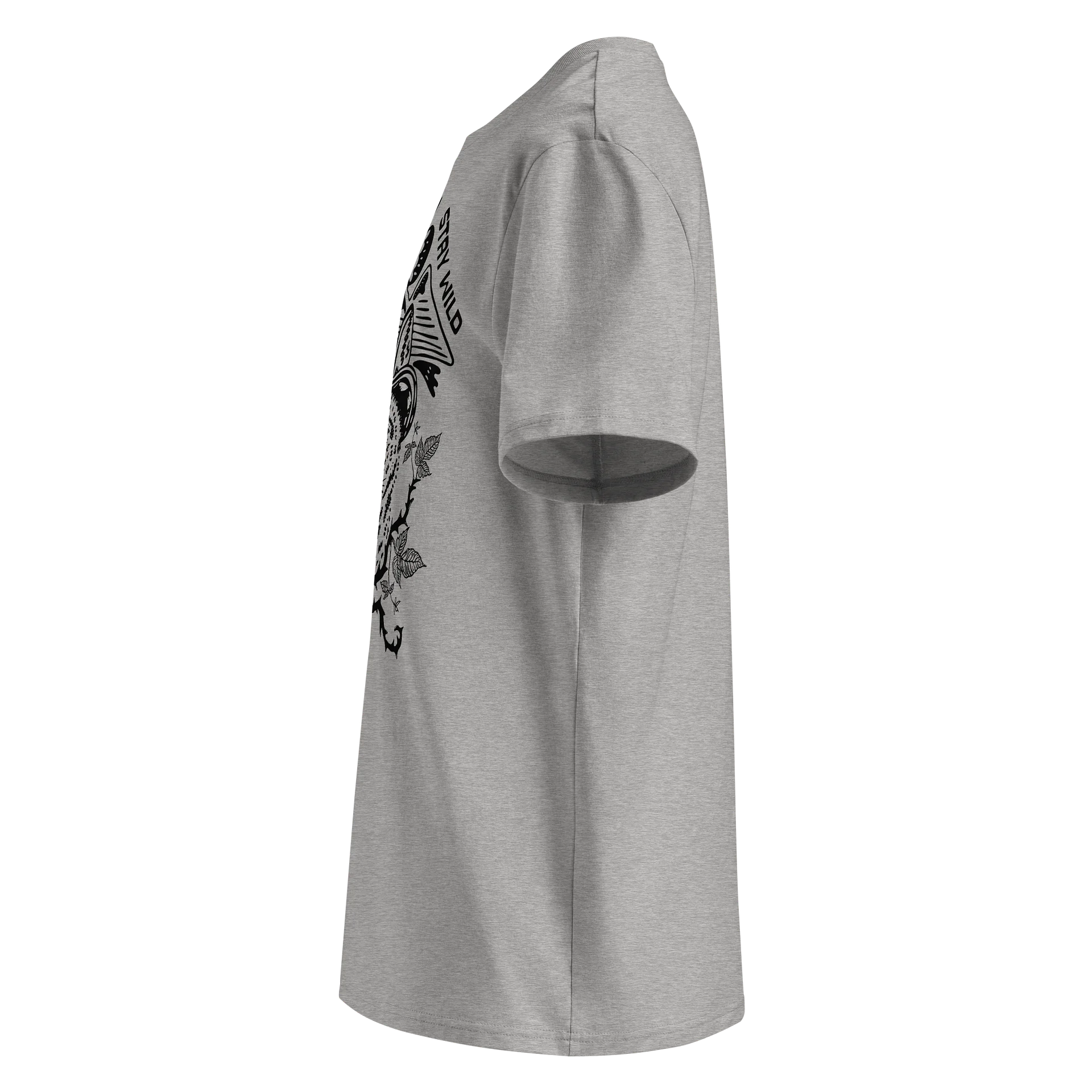 Moody Moon Coyote Organic Unisex T-Shirt product image (2)