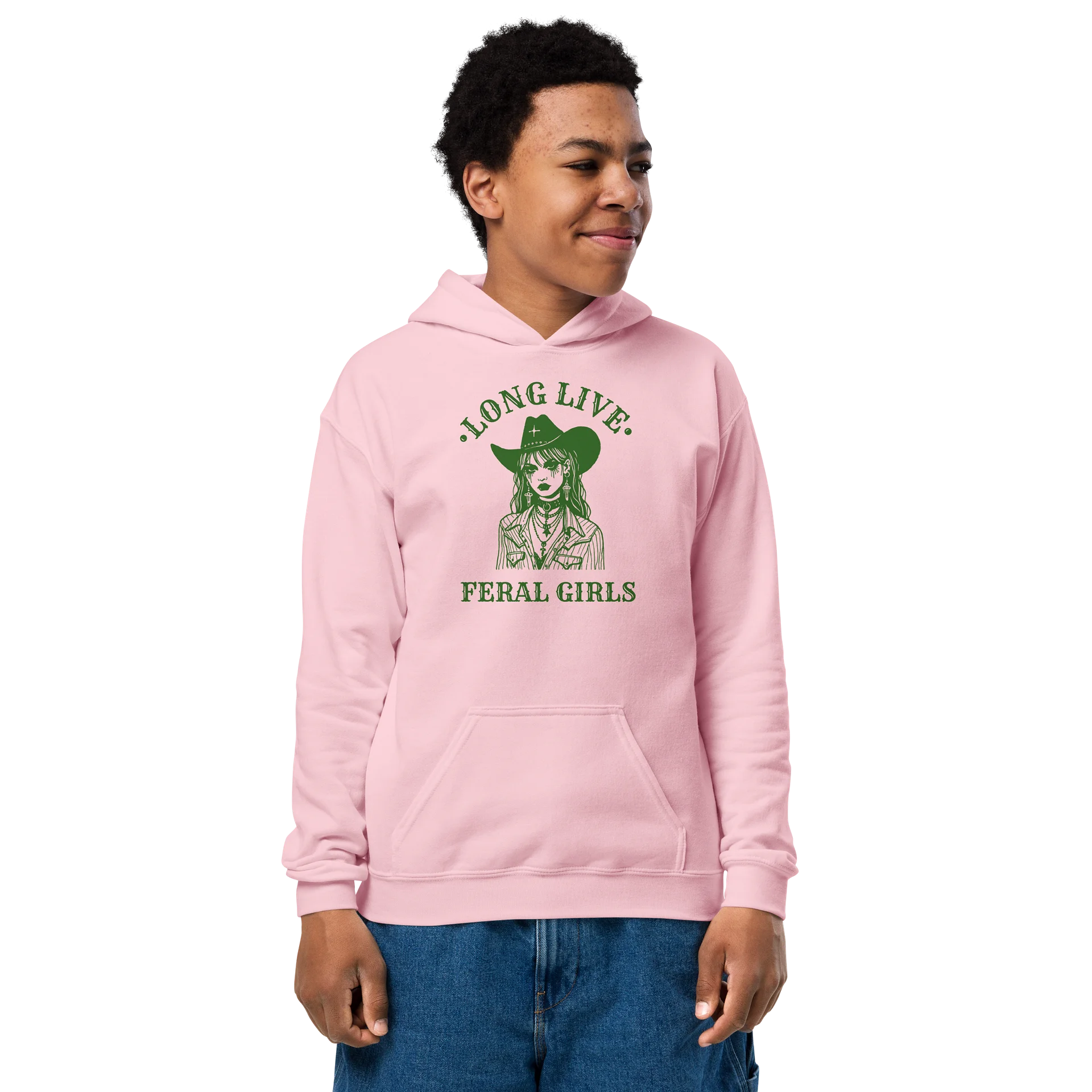 Long Live Feral Girls Youth Hoodie product image (1)