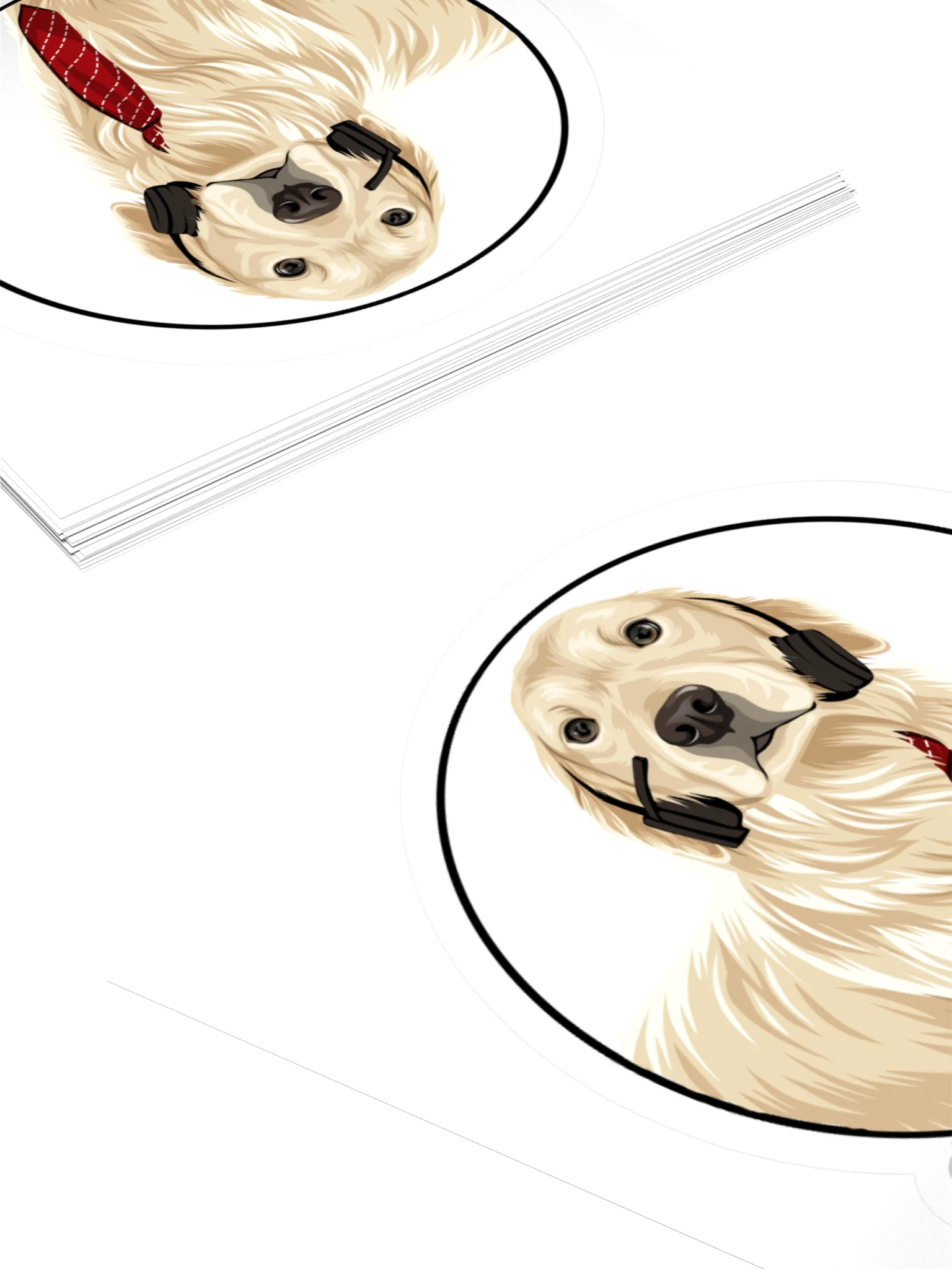 Rigatoni Circle Badge Sticker product image (10)