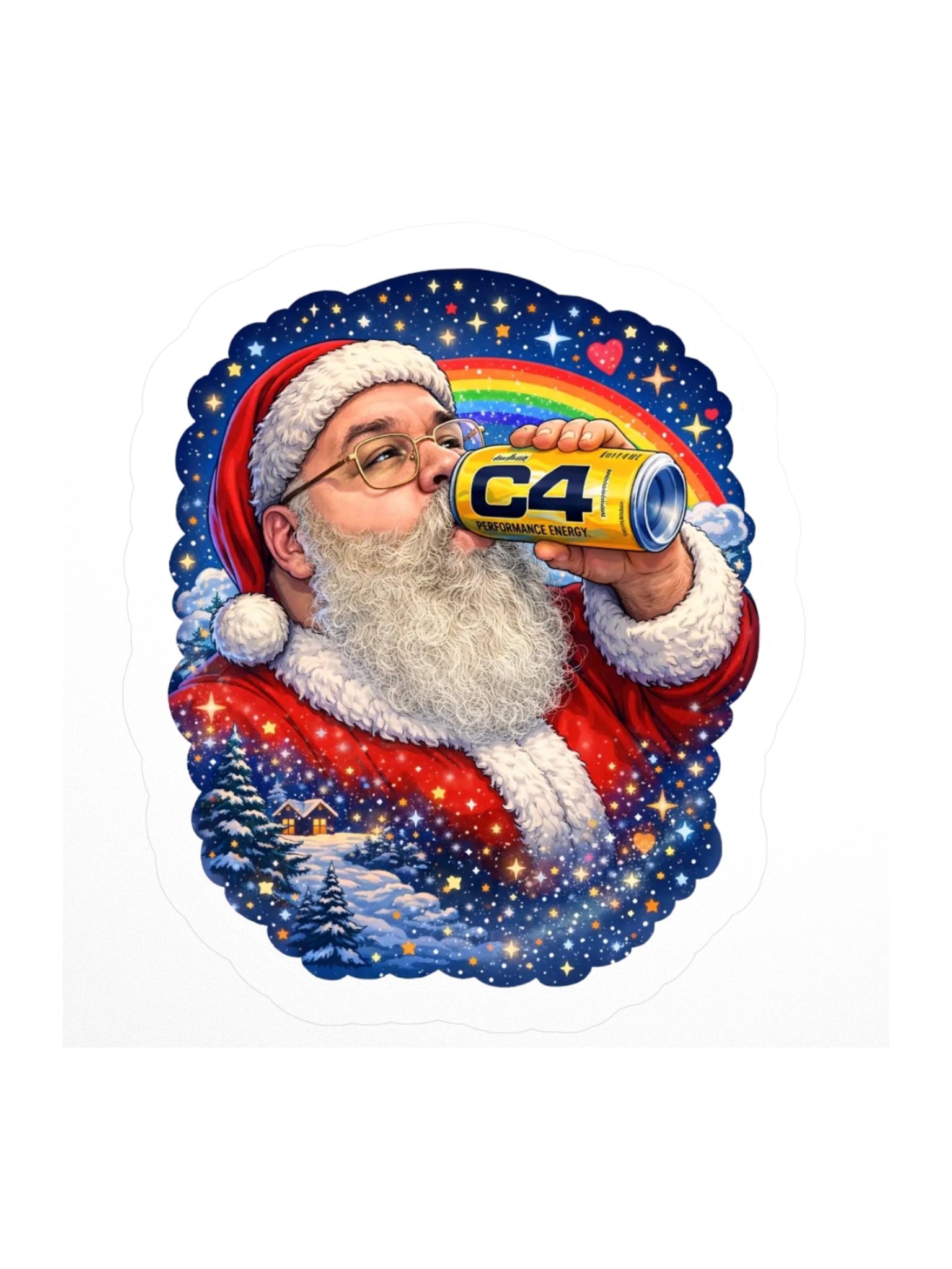 C4 Santa Sticker product image (1)