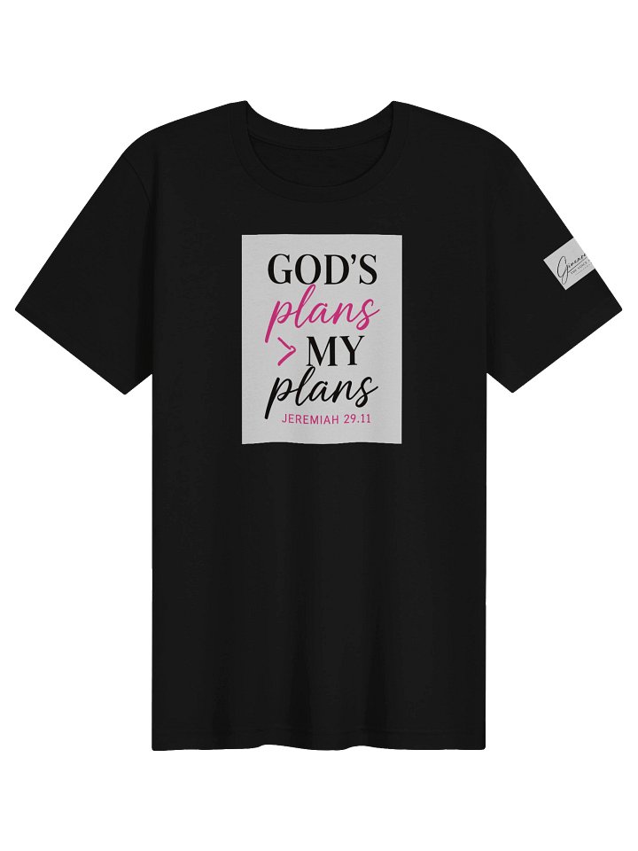 God's Plans Tee-Black product image (1)