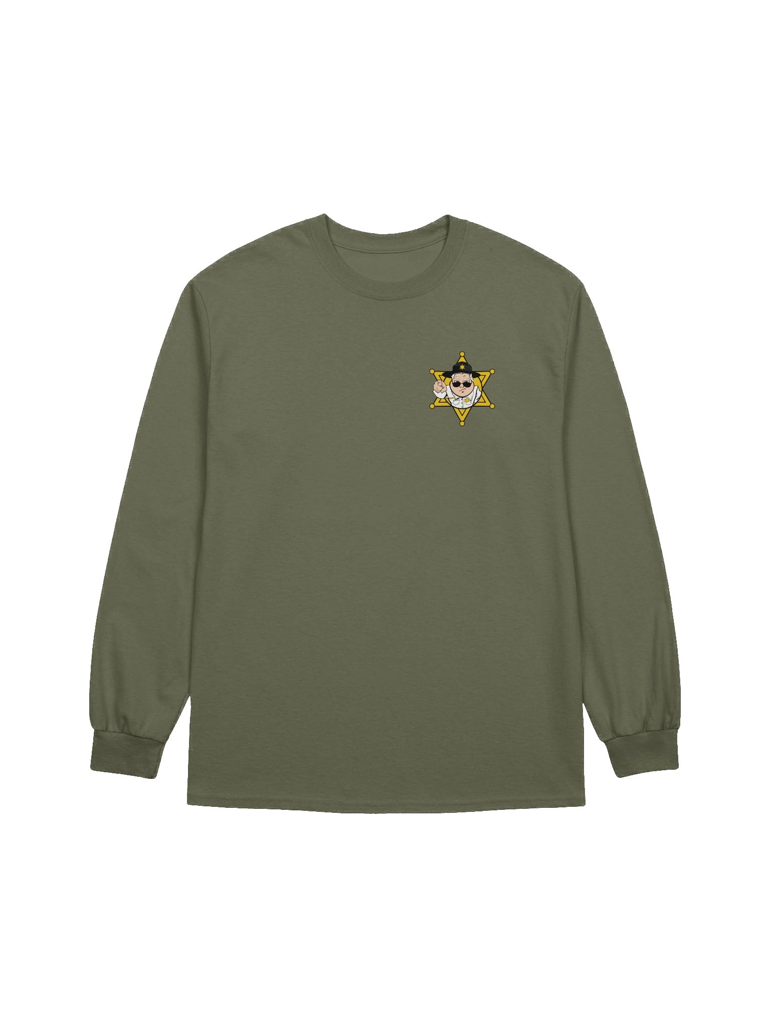 Sheriff Logo Ultra Cotton Long Sleeve T-Shirt by Gildan product image (1)