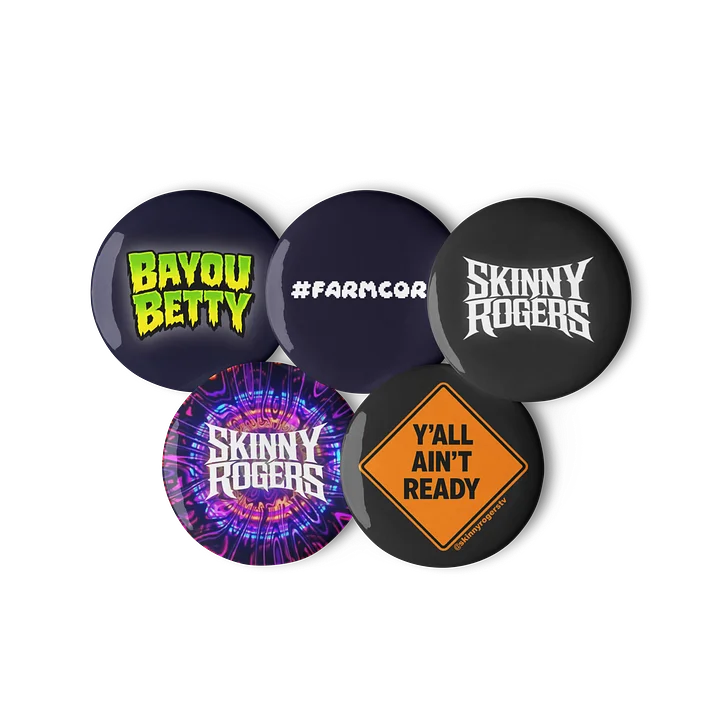 Skinny Rogers Custom Pin Pack (5-Piece) product image (3)