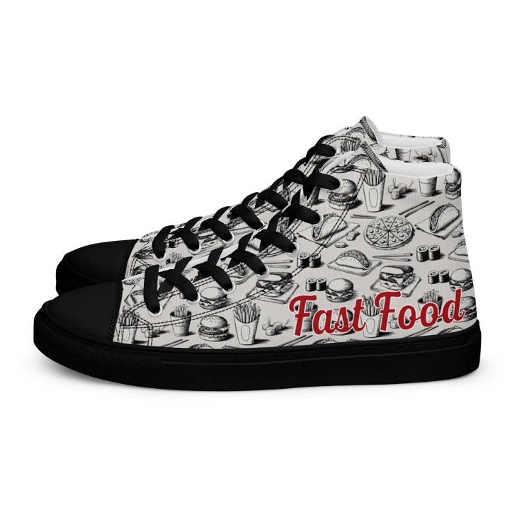 Fast Food High Top Old White/Red/Black Male product image (2)