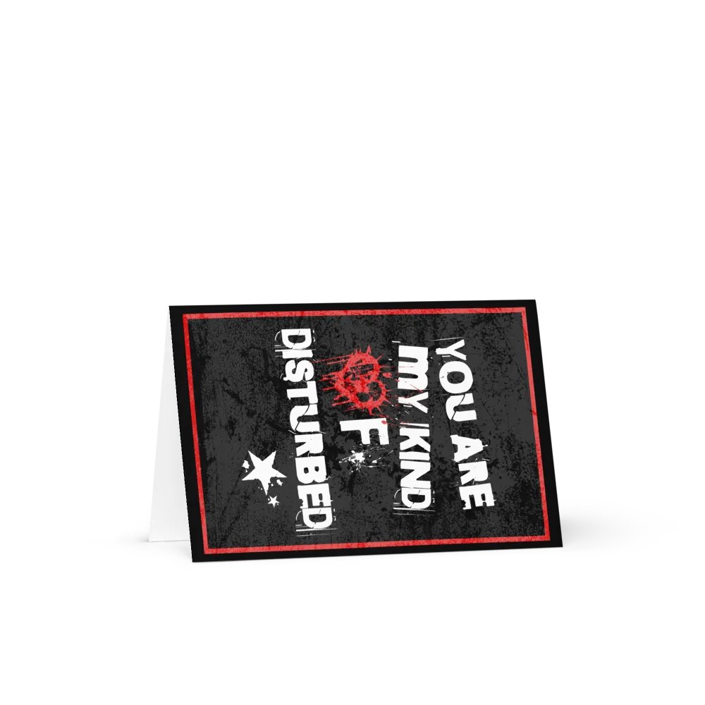 Punk VDay Car - Disturbed Greeting Card product image (1)