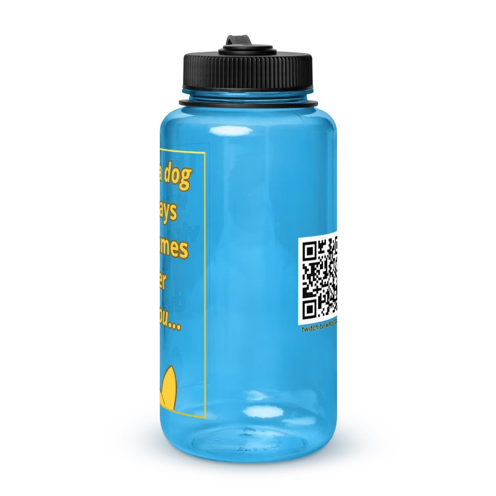 Doopsters - I know a Dog Gamer - Wide Mouthed Water Bottle 32 Ounce product image (3)