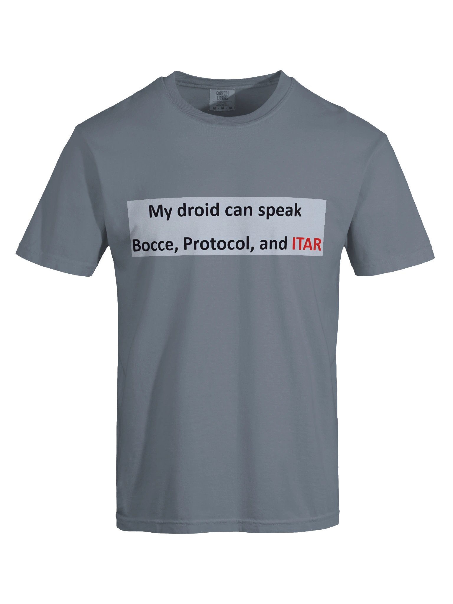 My droid can speak ITAR T Blue jean color product image (7)
