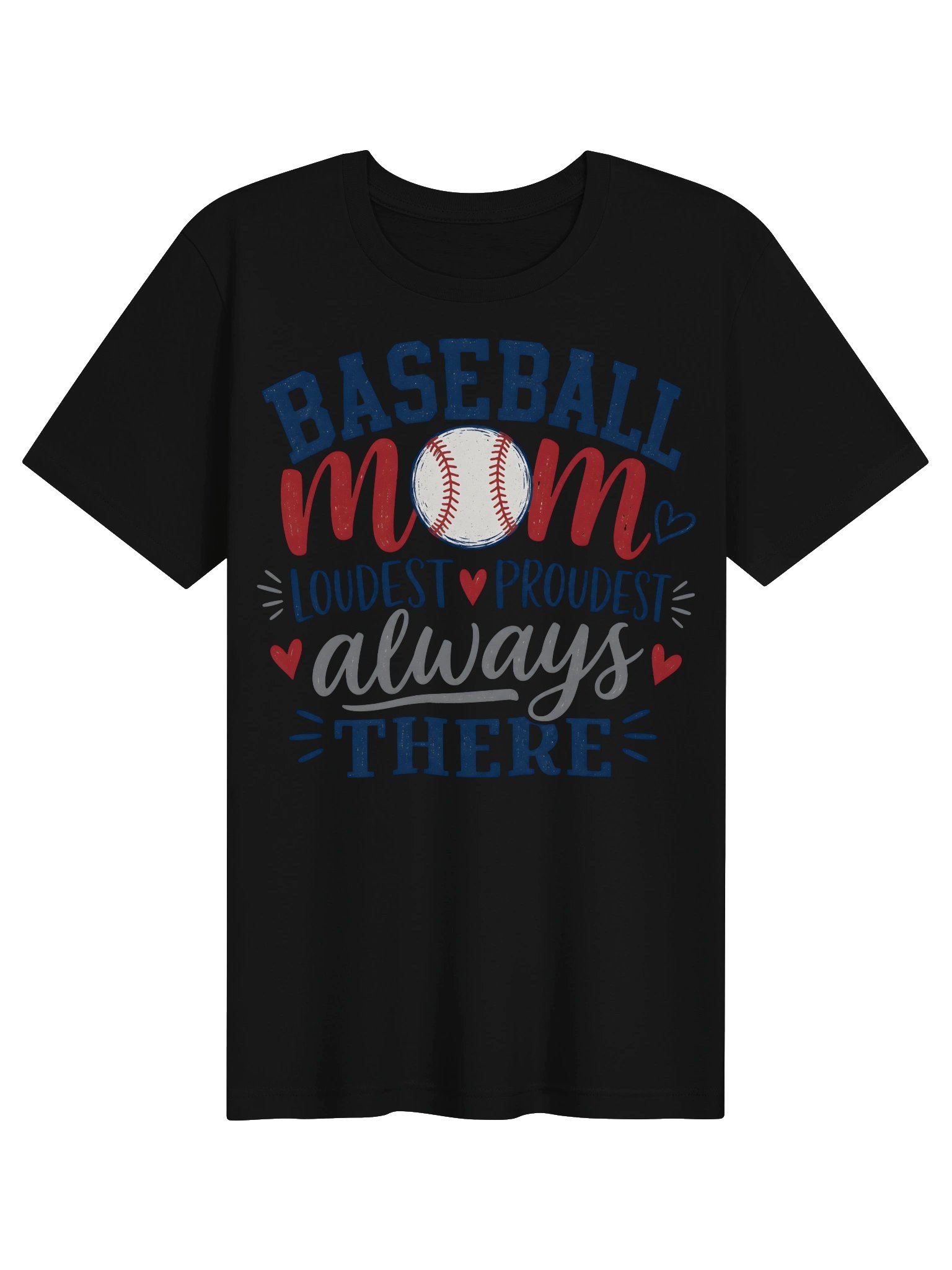Baseball Mom Heart Tee - Adult product image (3)