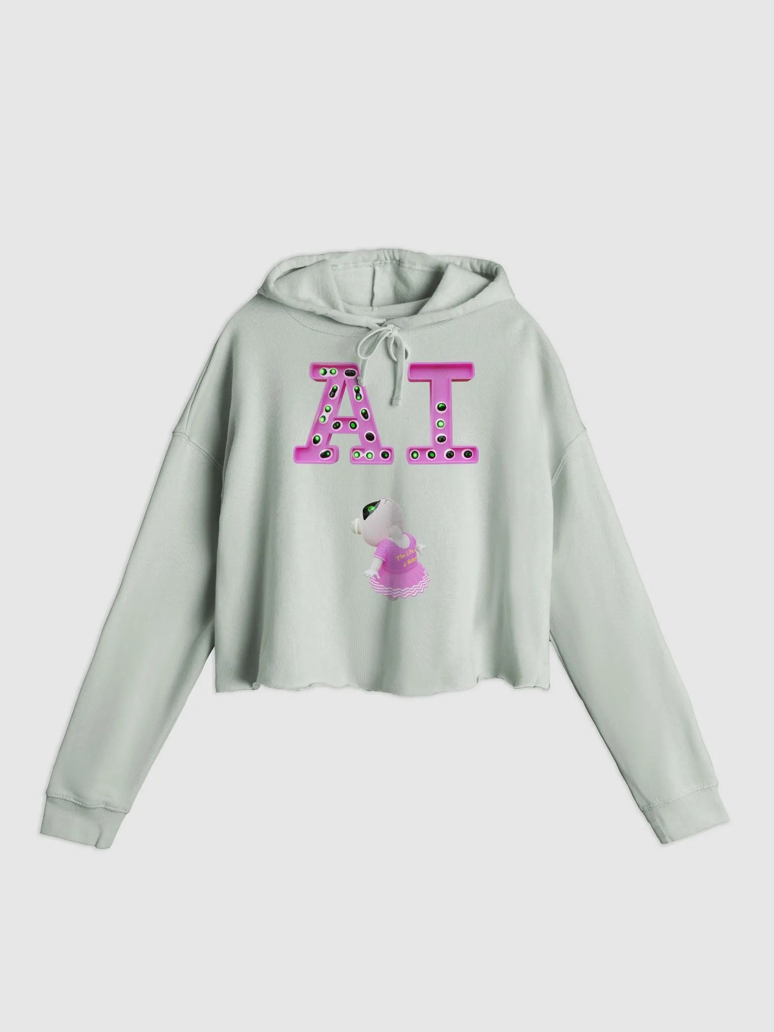Birth of AI and Robotics (women’s lightweight cropped hoodie) product image (5)