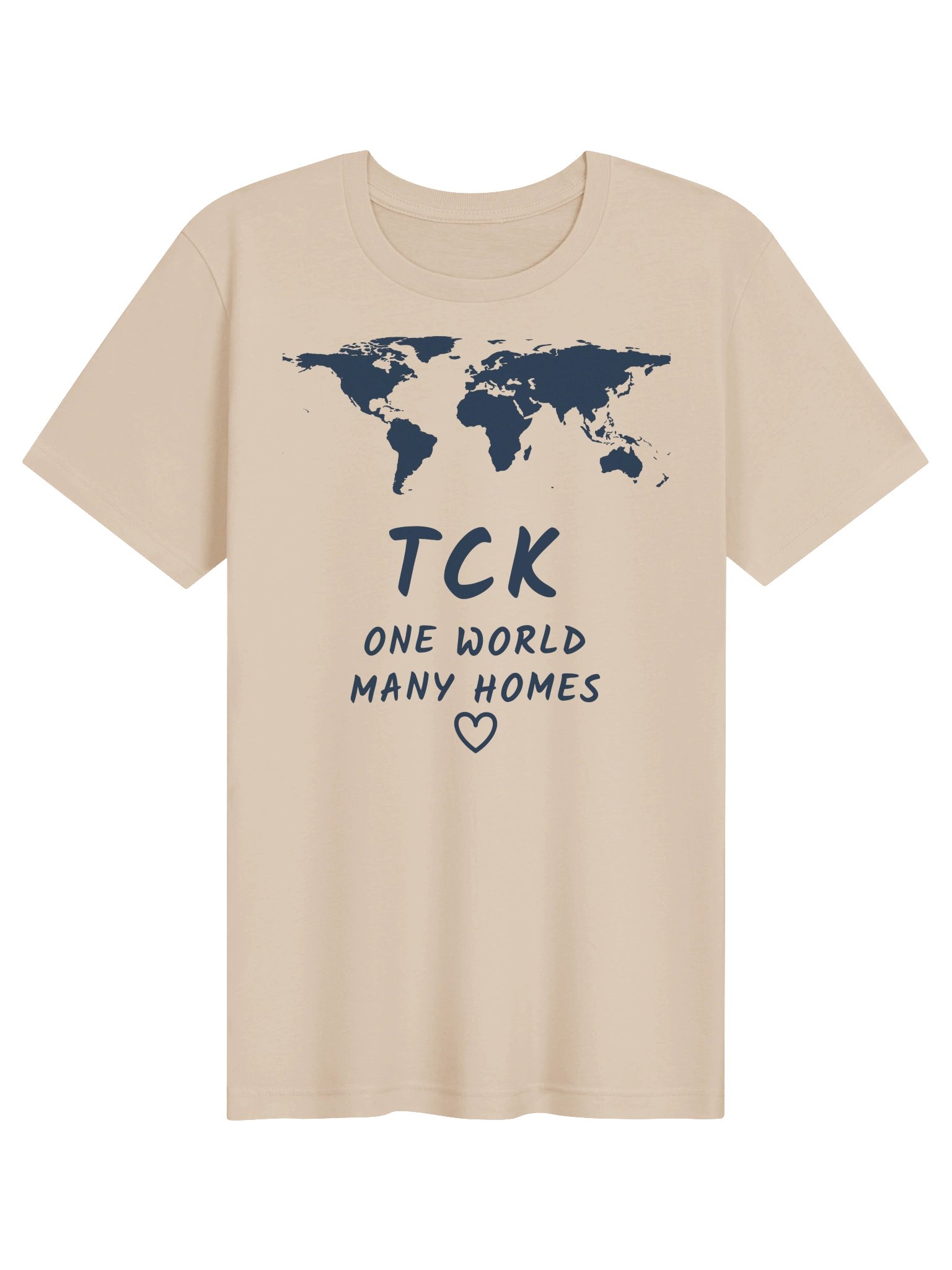 TCK One World Many Homes Tee (Navy Print) product image (2)