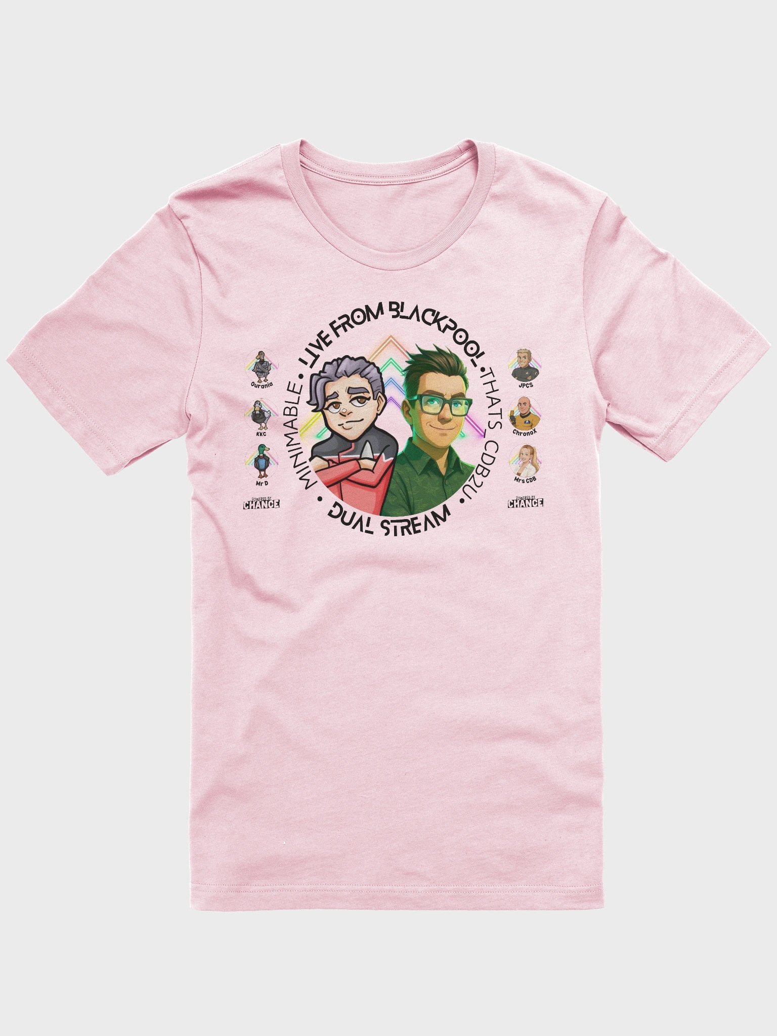 “Live in Blackpool” Duo Stream Tee Light — Minimable x That’s_CDB2U Edition product image (1)