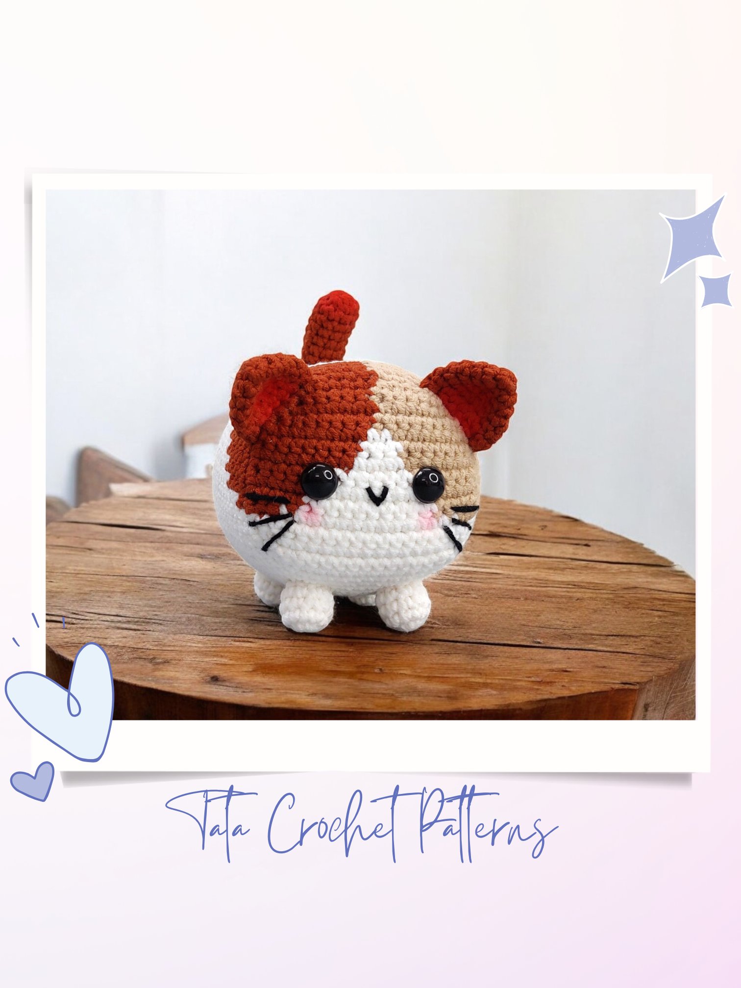 PDF Pattern -♡- Crochet Cute Loaf Cat product image (2)