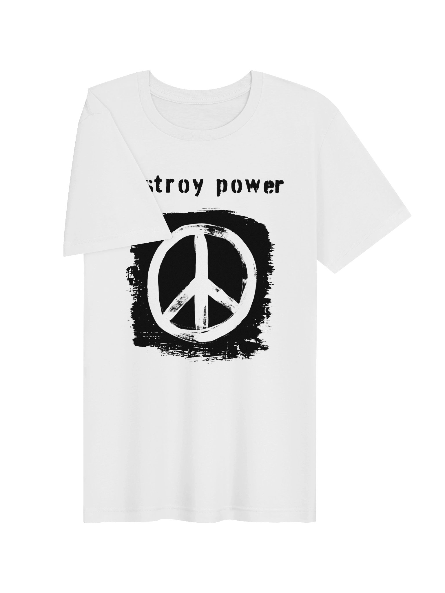 Destroy Power Punk Graphic T-Shirt | Anti-Authority Streetwear Tee product image (3)