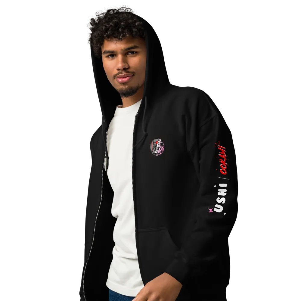 Adorably Macabre Couple Zip-up Hoodie product image (6)