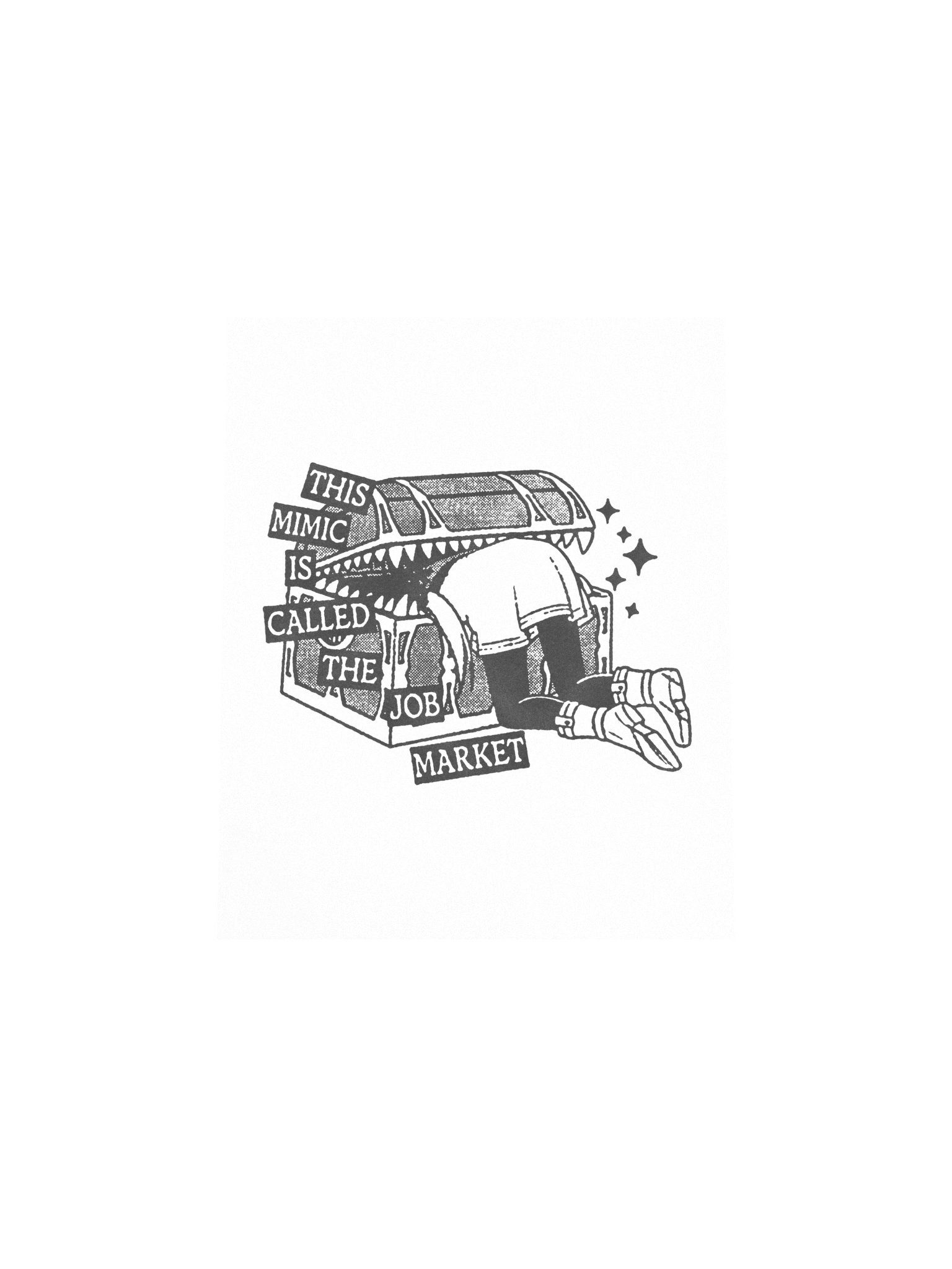 JOB MARKET ! Art Print. product image (4)