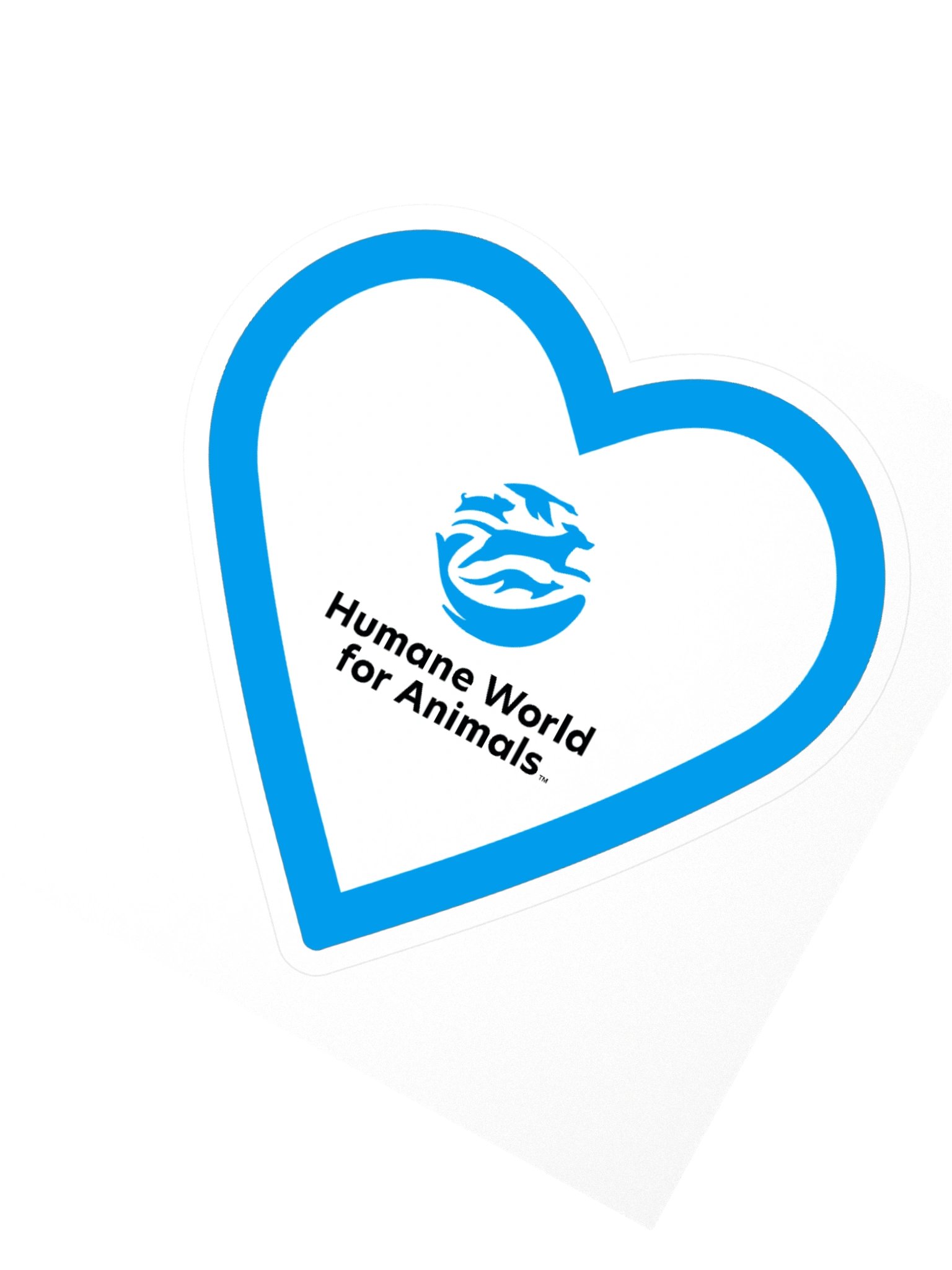 Blue heart logo - Sticker product image (3)